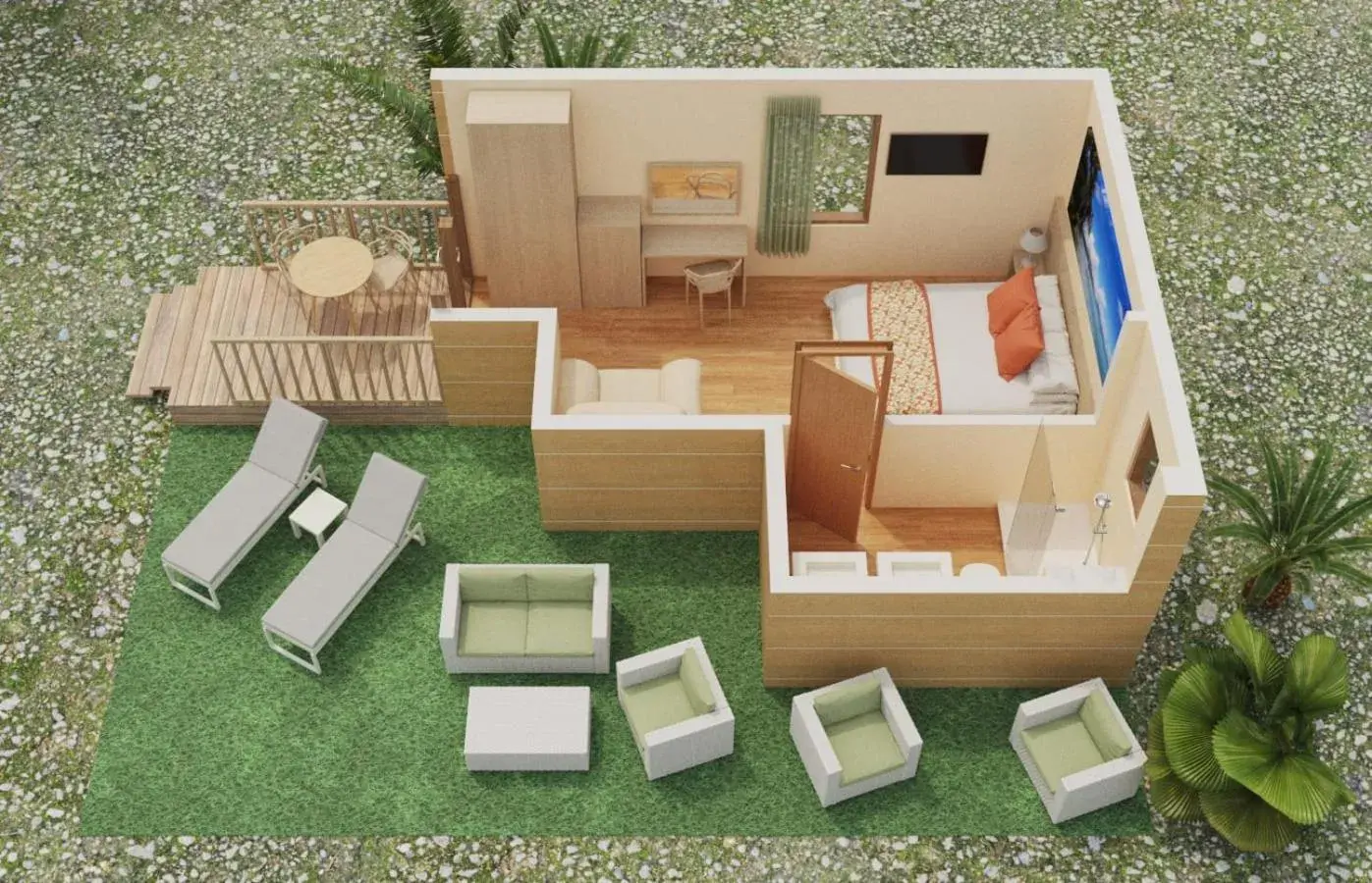 One-Bedroom Bungalow (2 Adults) with Access to Terra Natura Park in Magic Natura Resort One-Bedroom Bungalow (2 Adults) with Access to Terra Natura Park in Magic Natura Resort