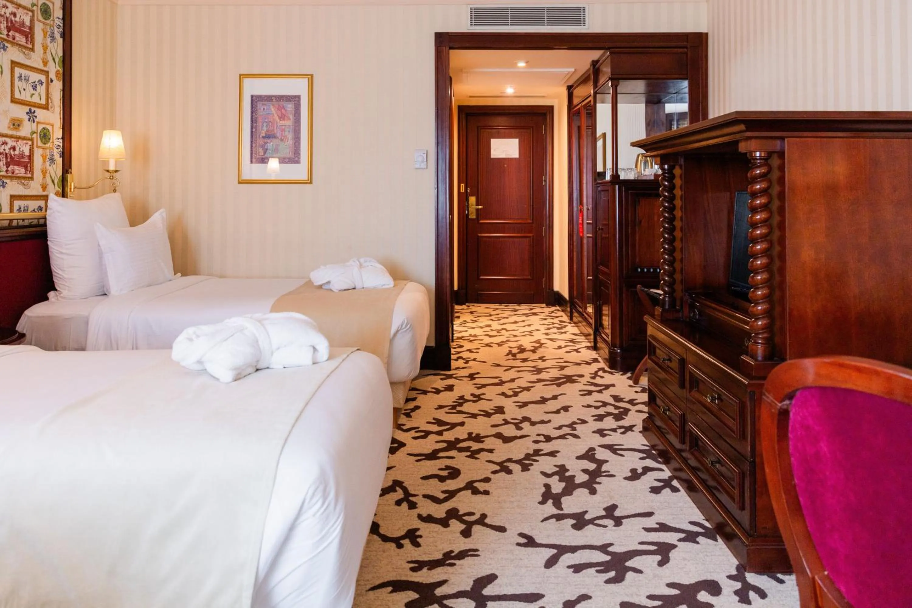 Bed in City Palace Hotel Tashkent