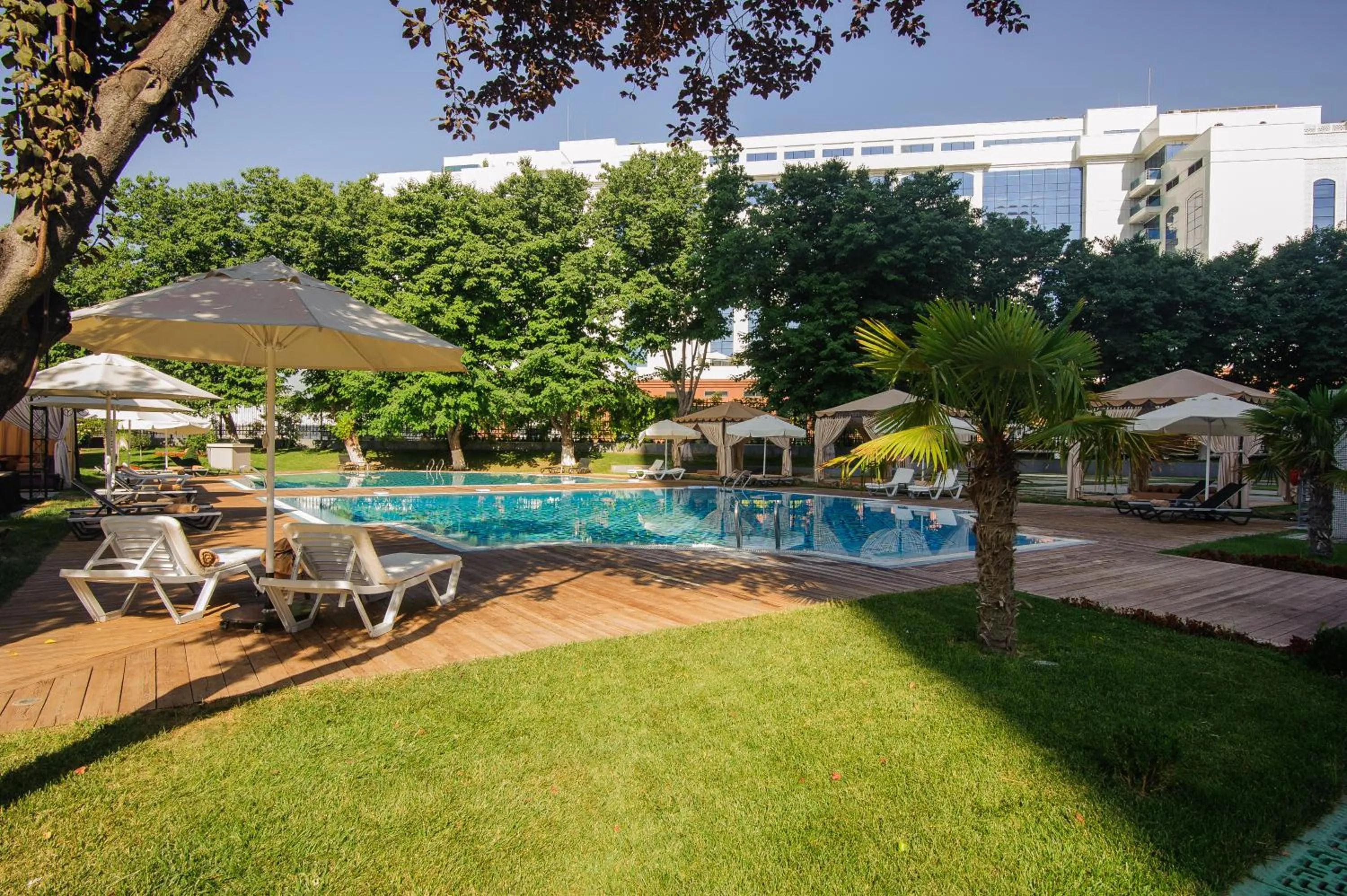 Swimming pool in City Palace Hotel Tashkent