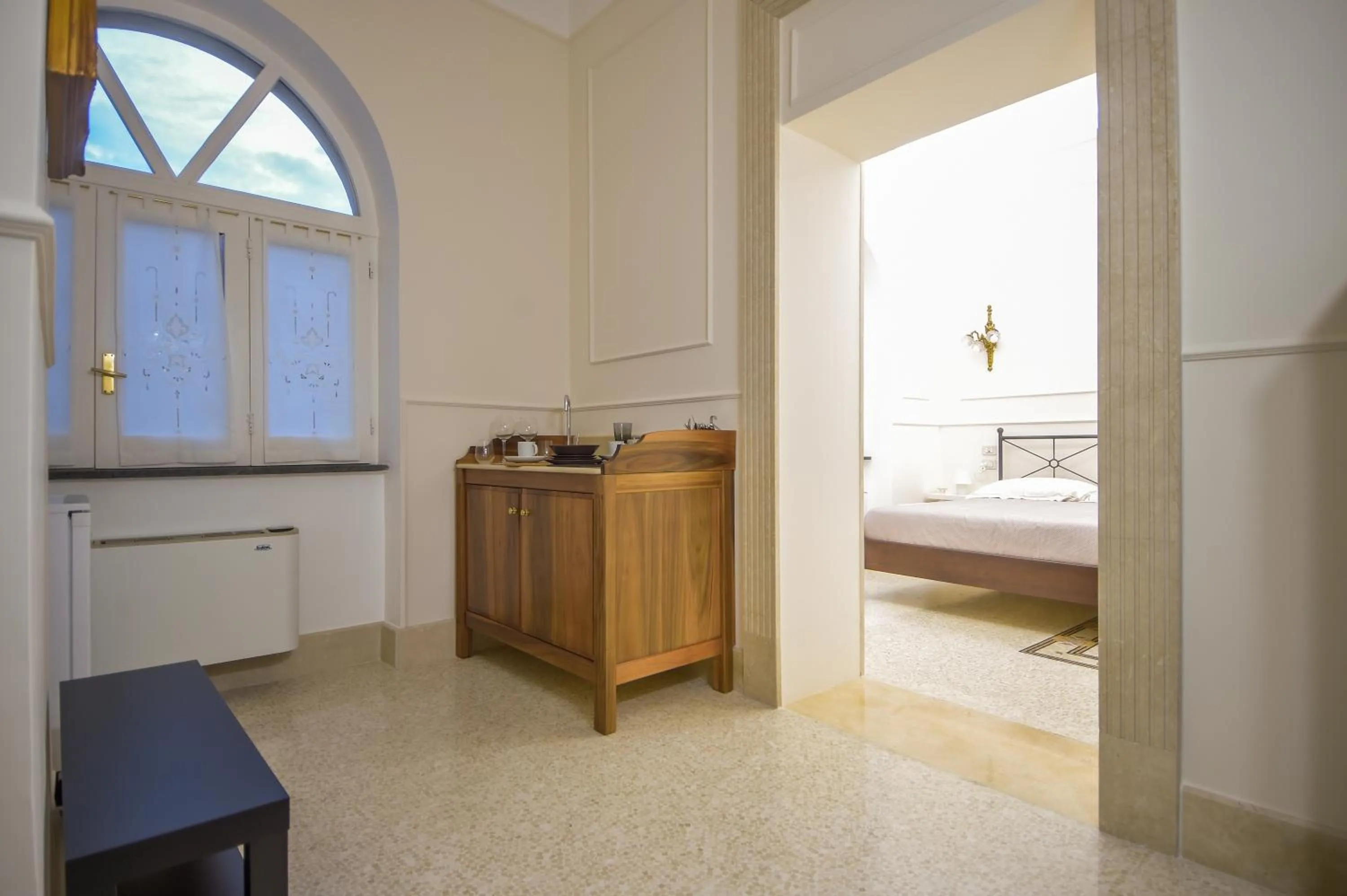 Kitchen or kitchenette, Bed in Palazzo Liguori