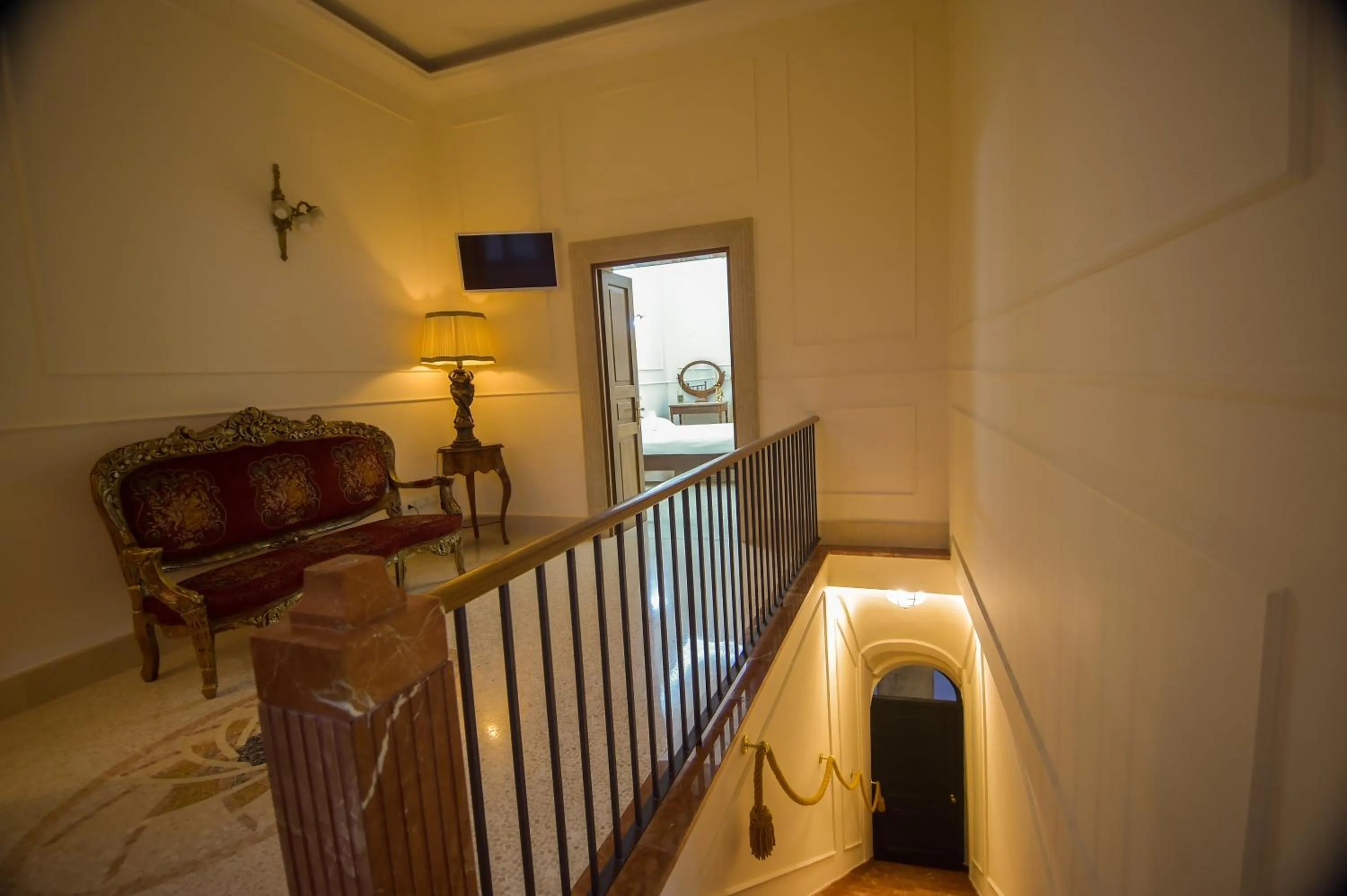 Decorative detail in Palazzo Liguori