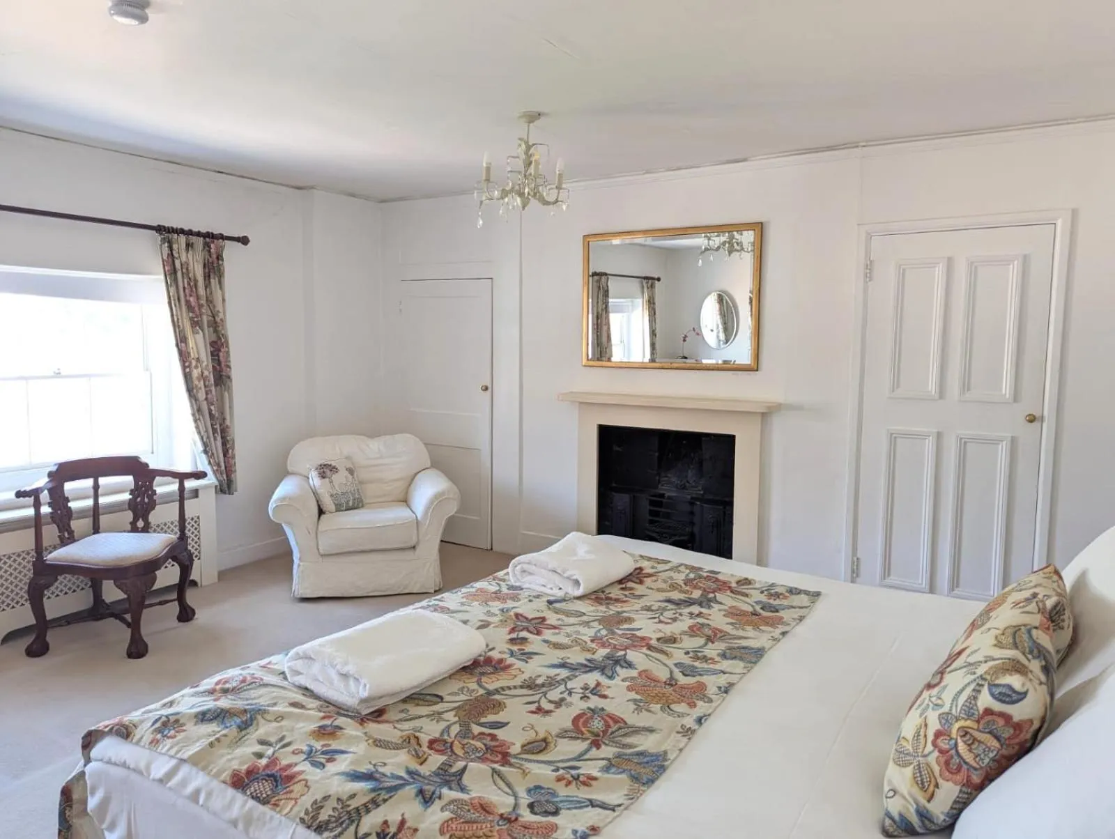 Bed in East Pallant Bed and Breakfast, Located in Large Georgian Townhouse in Central Chichester