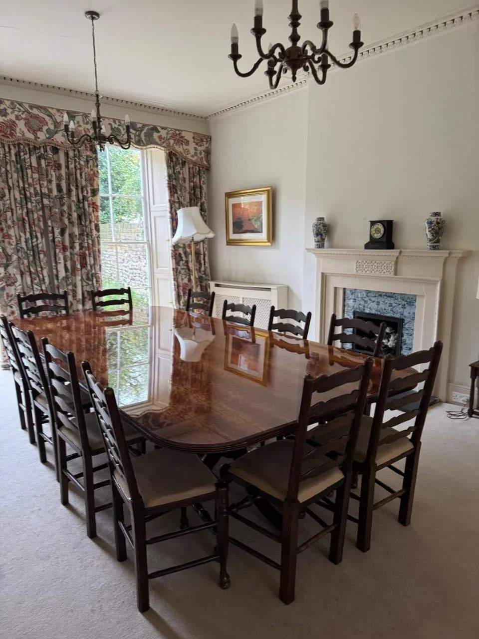 Seating area in East Pallant Bed and Breakfast, Located in Large Georgian Townhouse in Central Chichester