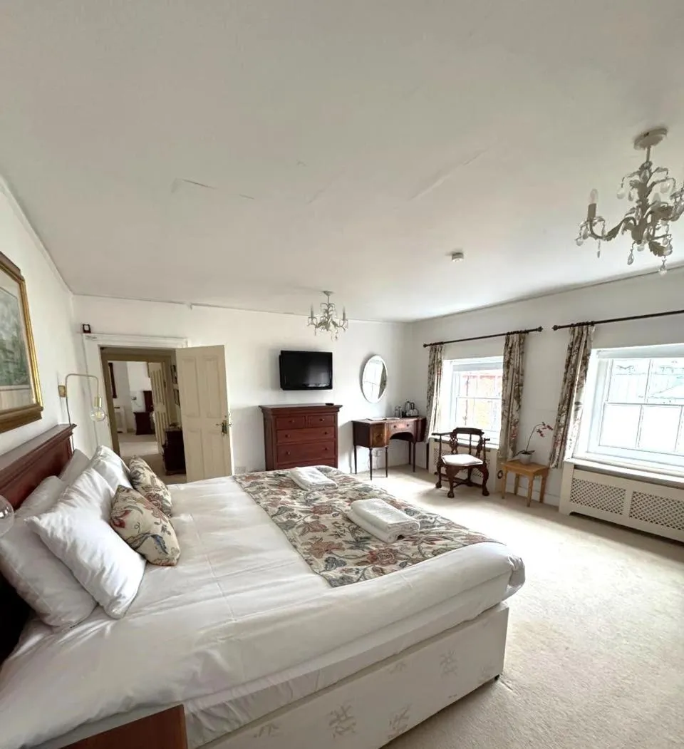 Bed in East Pallant Bed and Breakfast, Located in Large Georgian Townhouse in Central Chichester