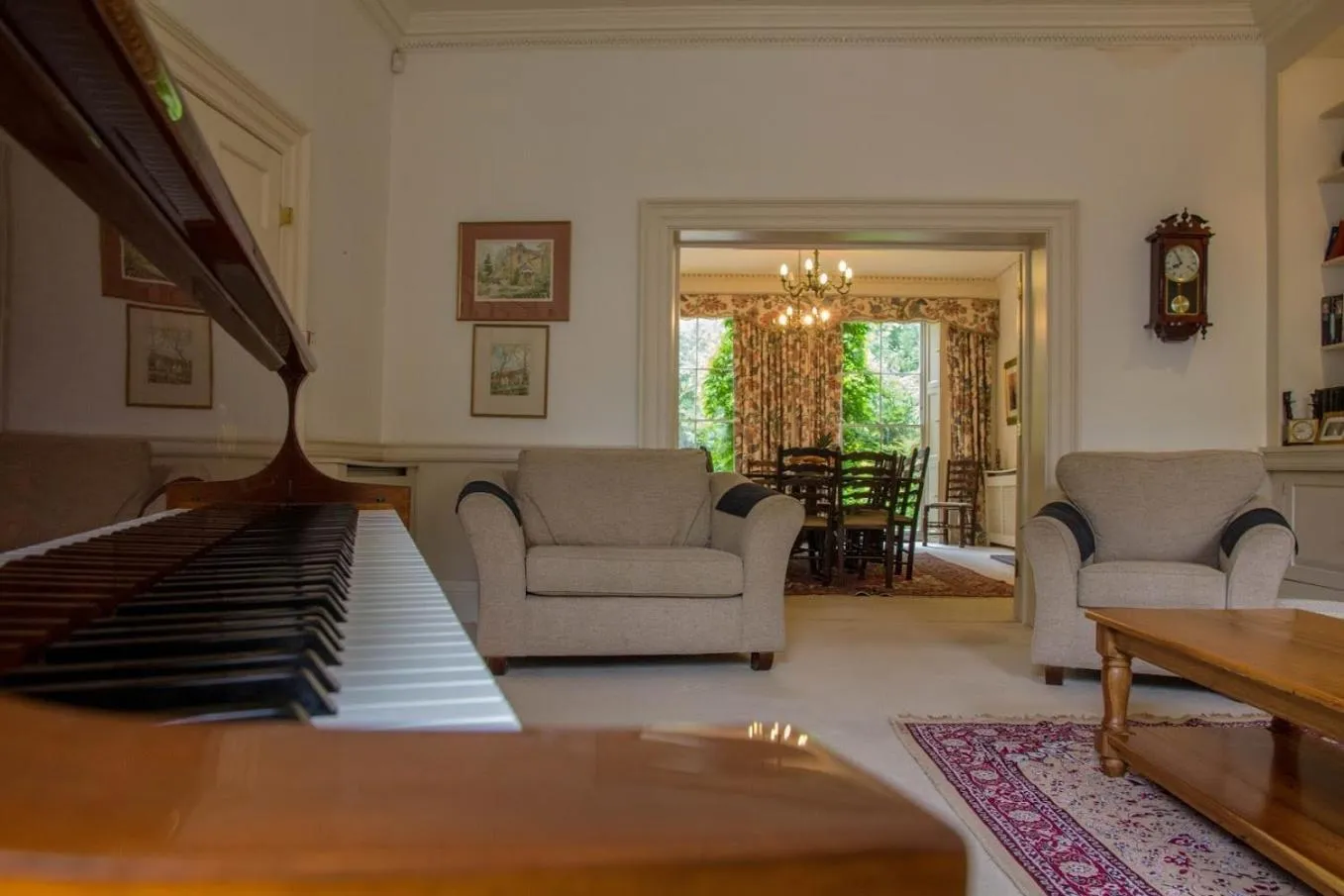 Living room in East Pallant Bed and Breakfast, Located in Large Georgian Townhouse in Central Chichester
