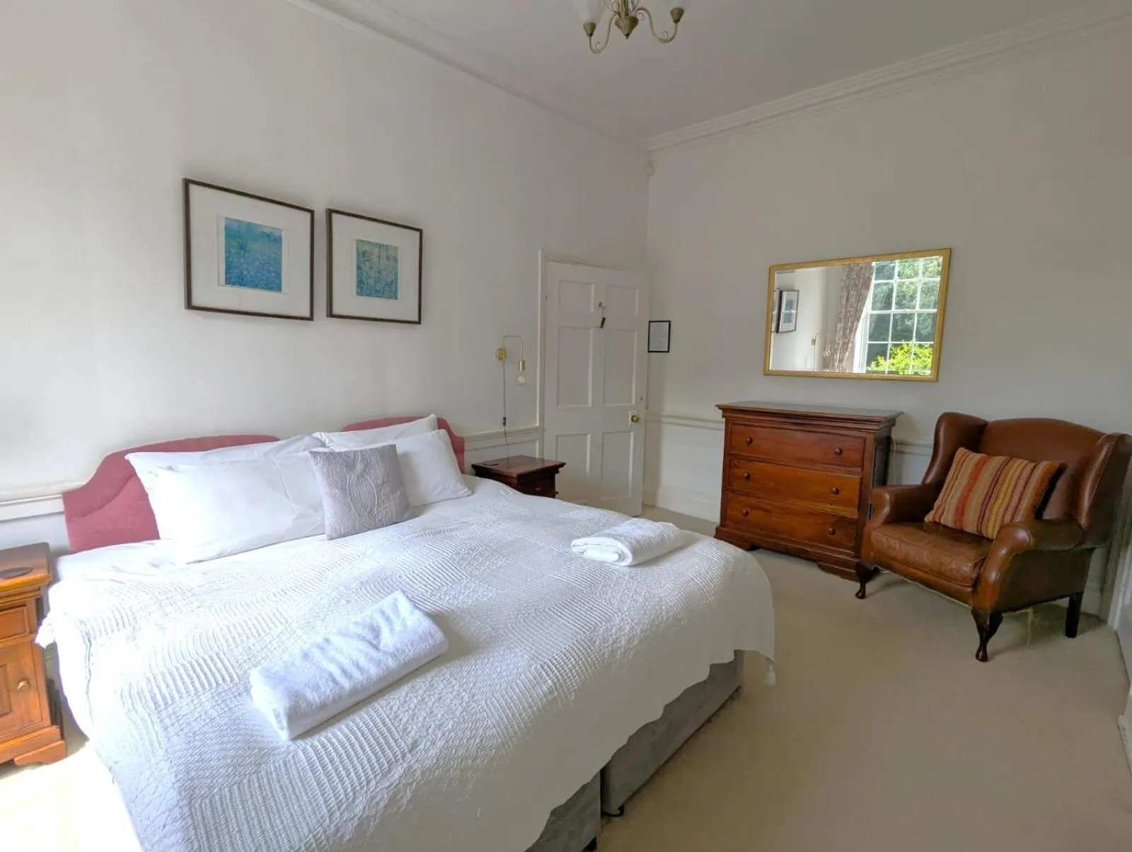 Bed in East Pallant Bed and Breakfast, Located in Large Georgian Townhouse in Central Chichester