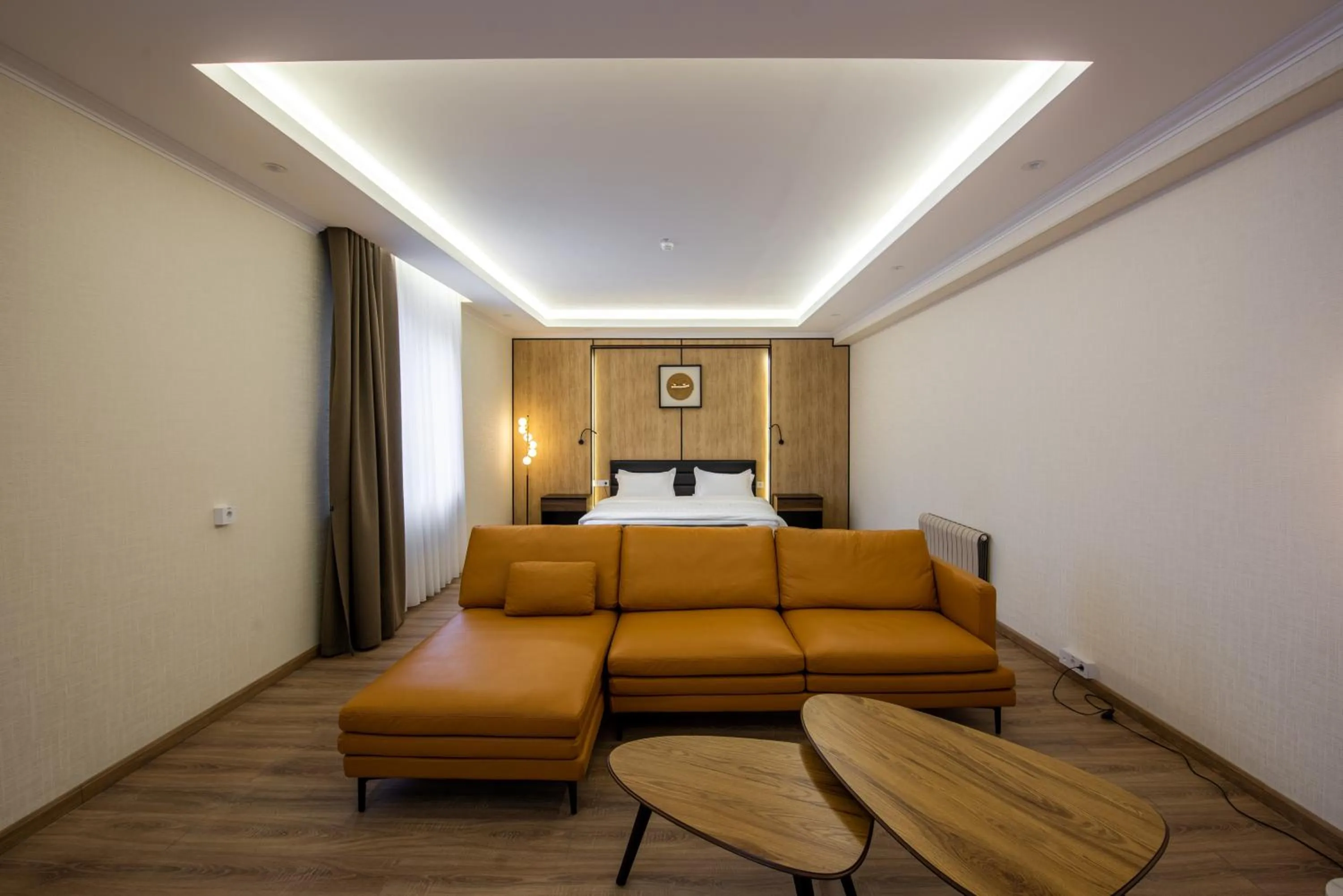 Bed in Silk Road Premium Hotel