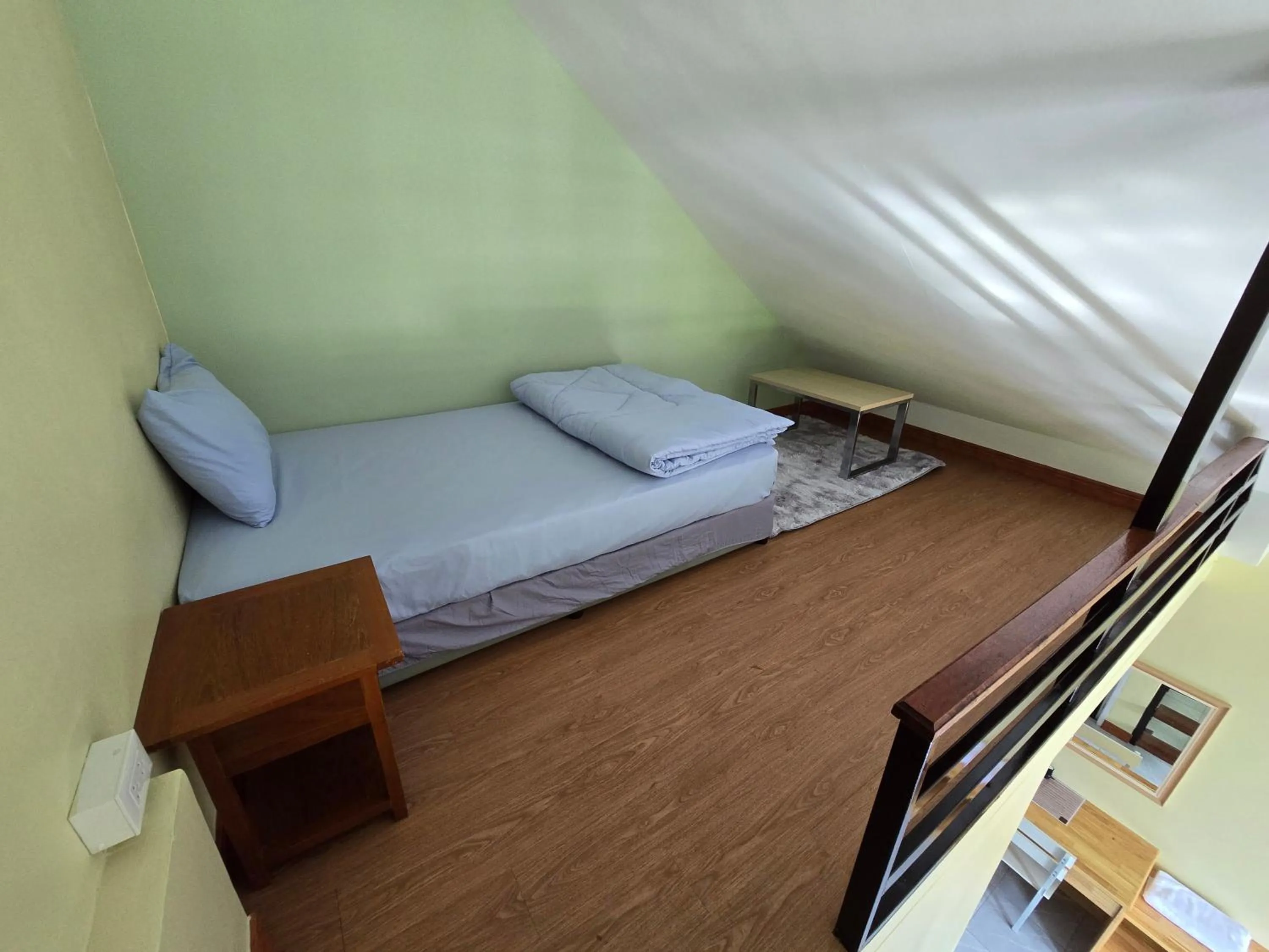 Bed in Khumkatang Resort & Restaurant