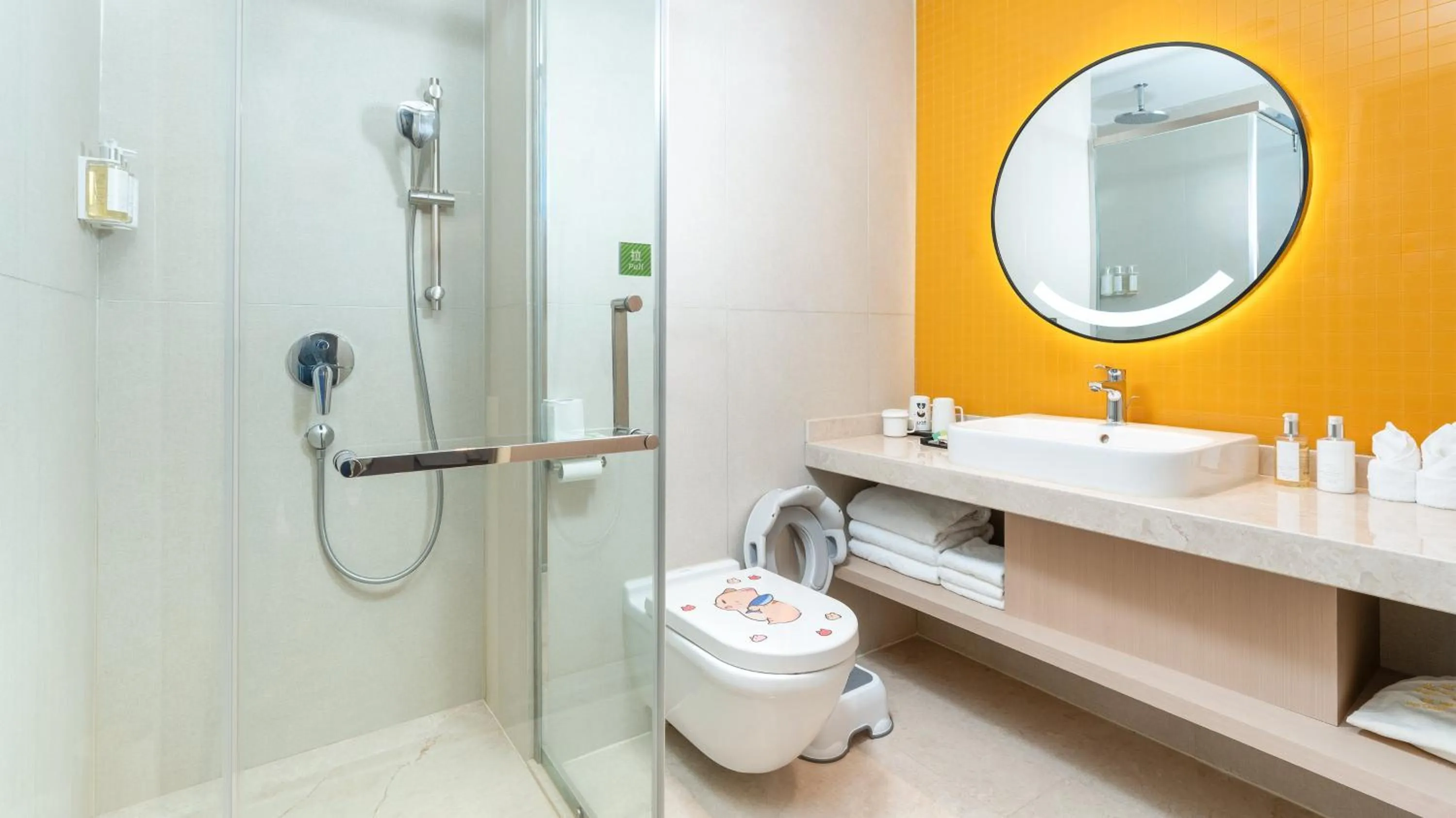 Bathroom in Holiday Inn Dujiangyan Ancient Town by IHG