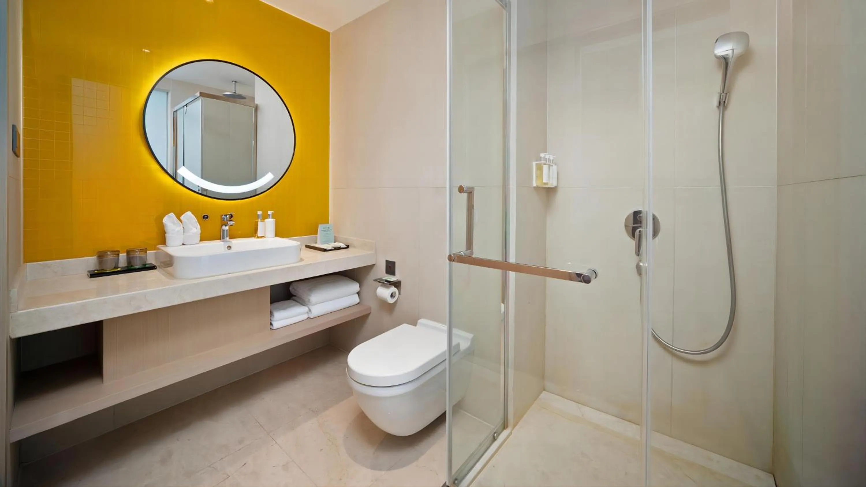 Bathroom in Holiday Inn Dujiangyan Ancient Town by IHG