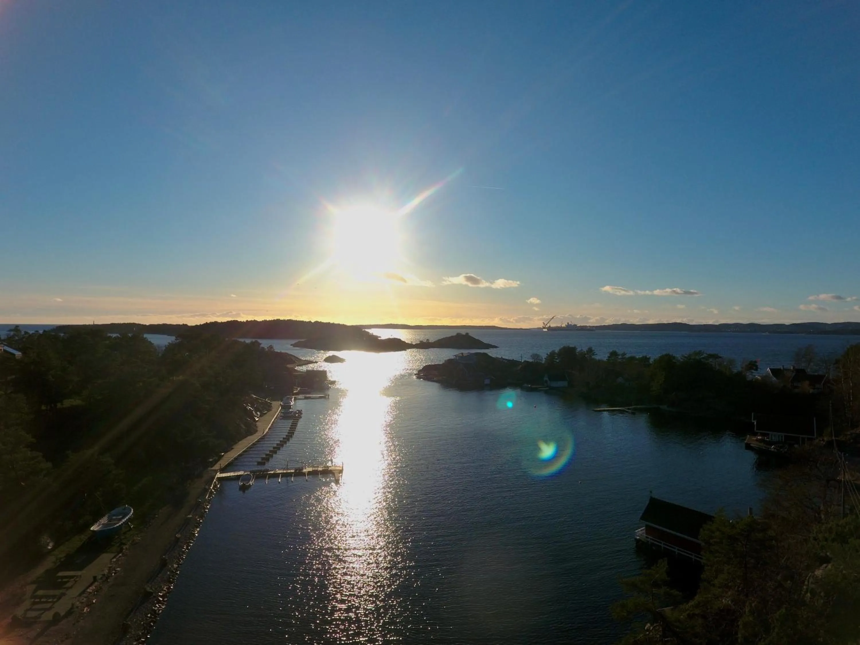 Sunrise in Kristiansand Feriesenter