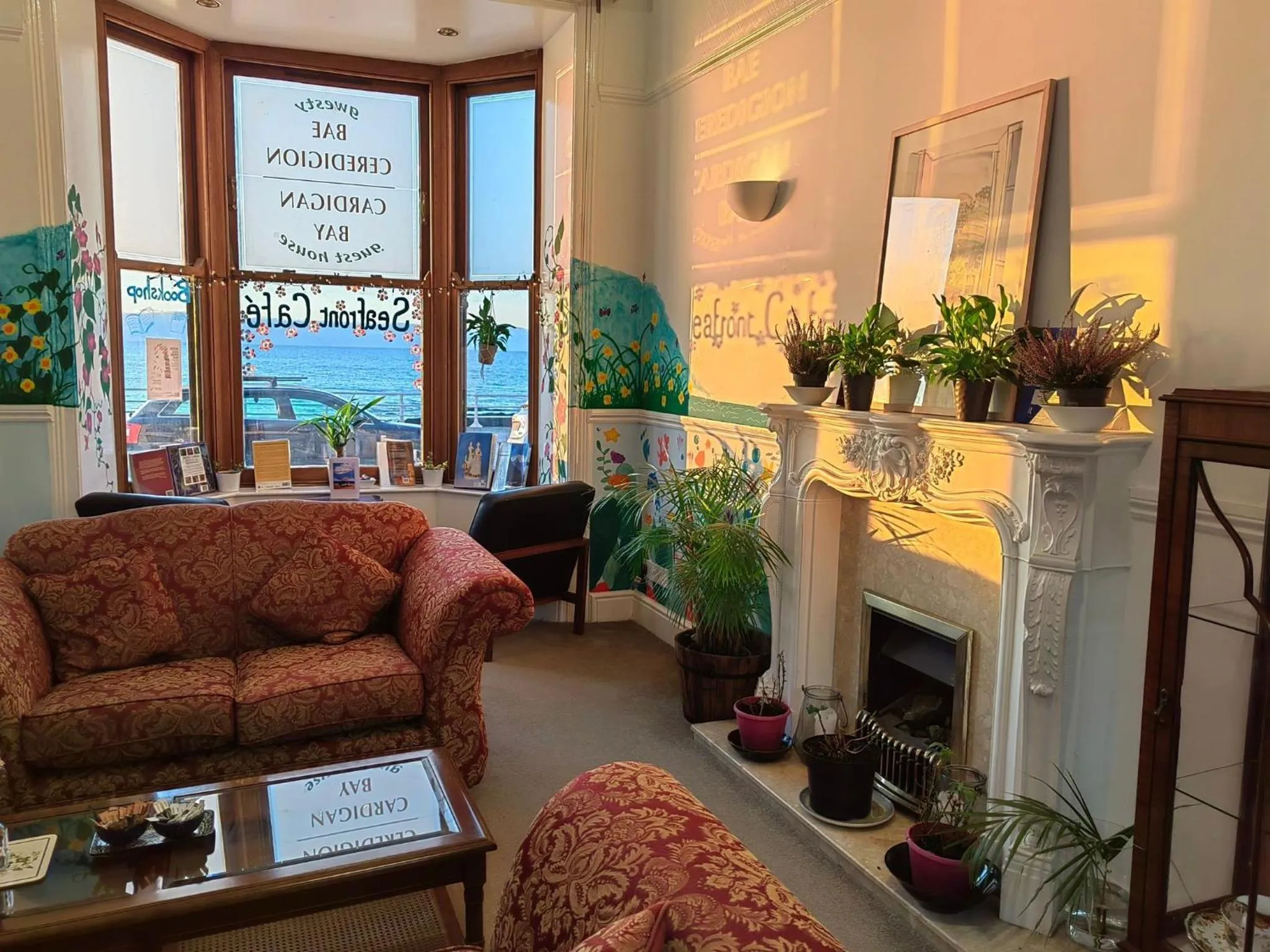 Living room in Cardigan Bay Guest House