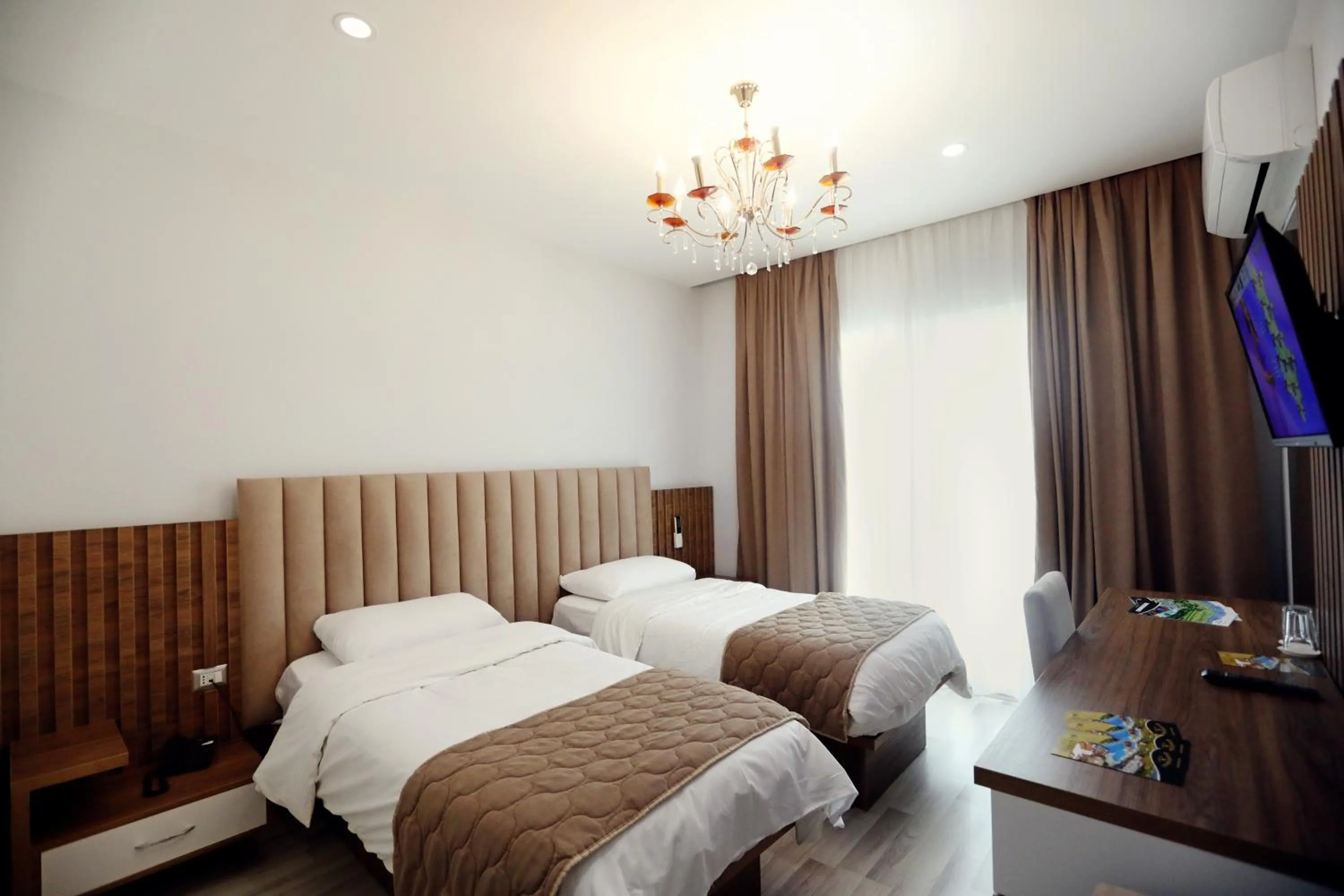 Bed in Gardenland Resort