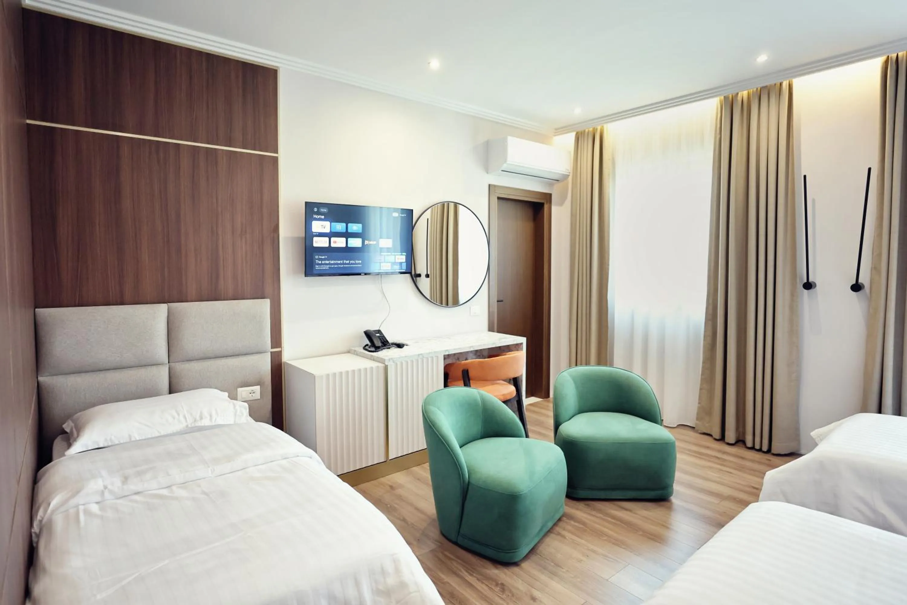 Bed in Gardenland Resort