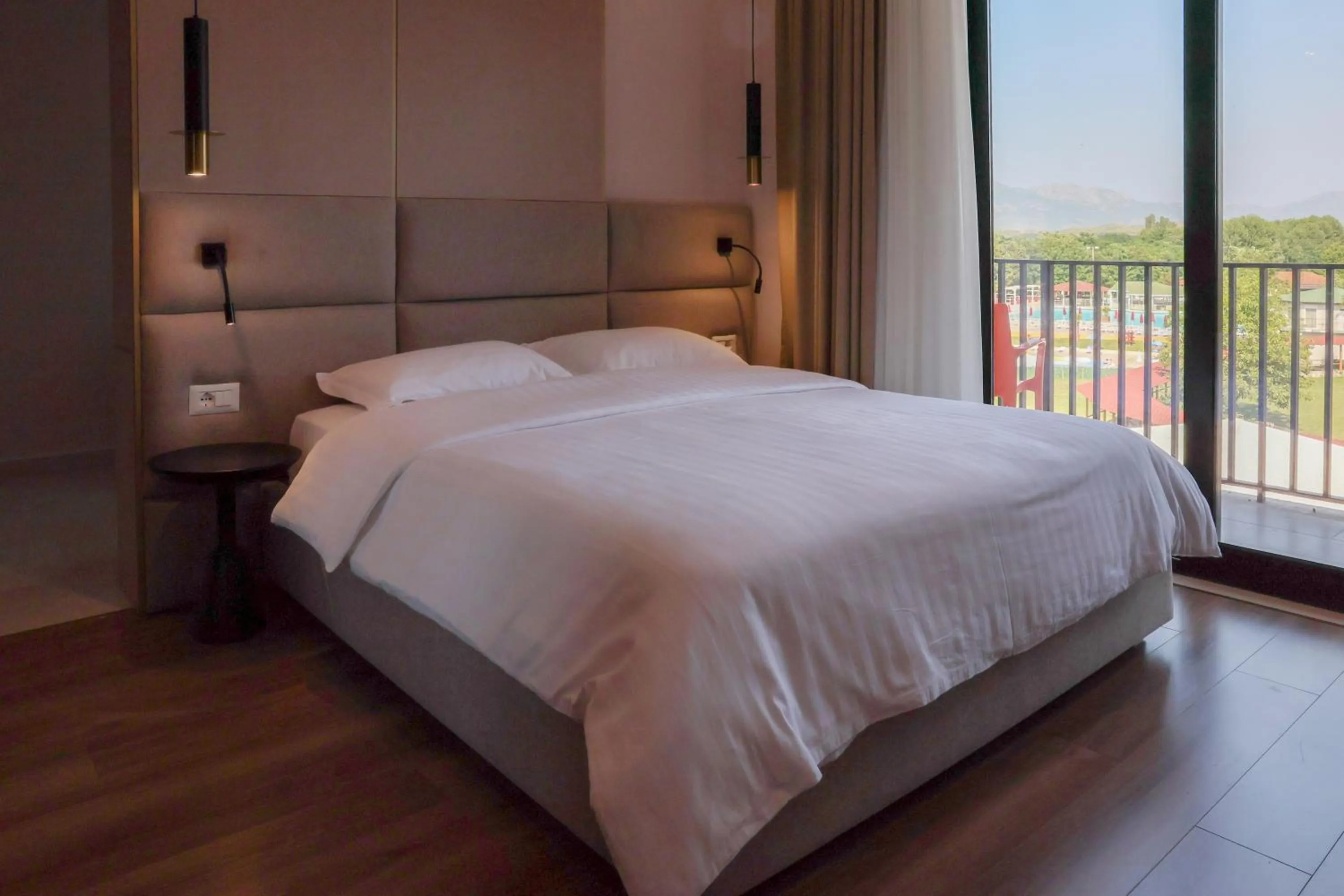 Bed in Gardenland Resort