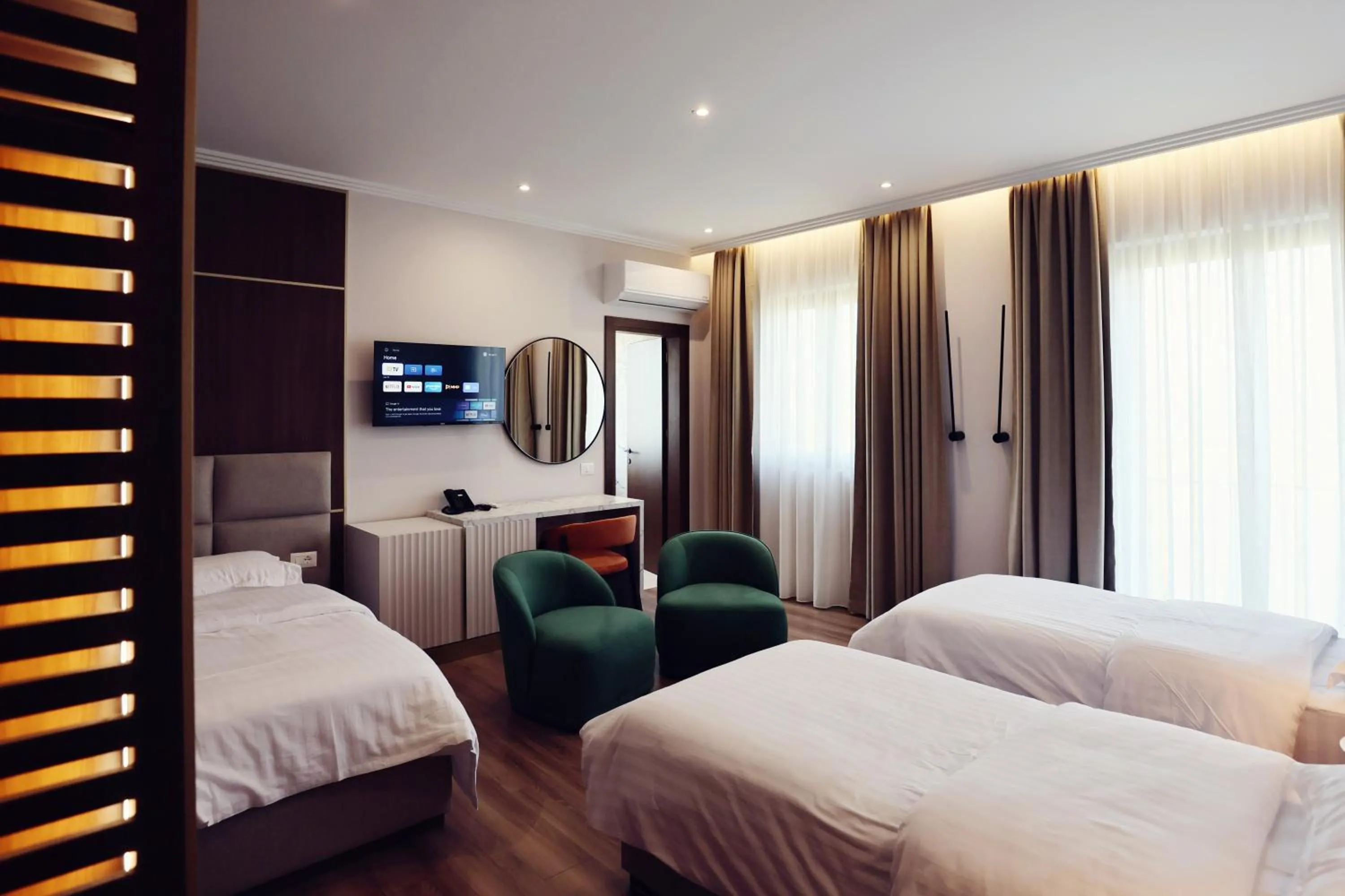 Bed in Gardenland Resort