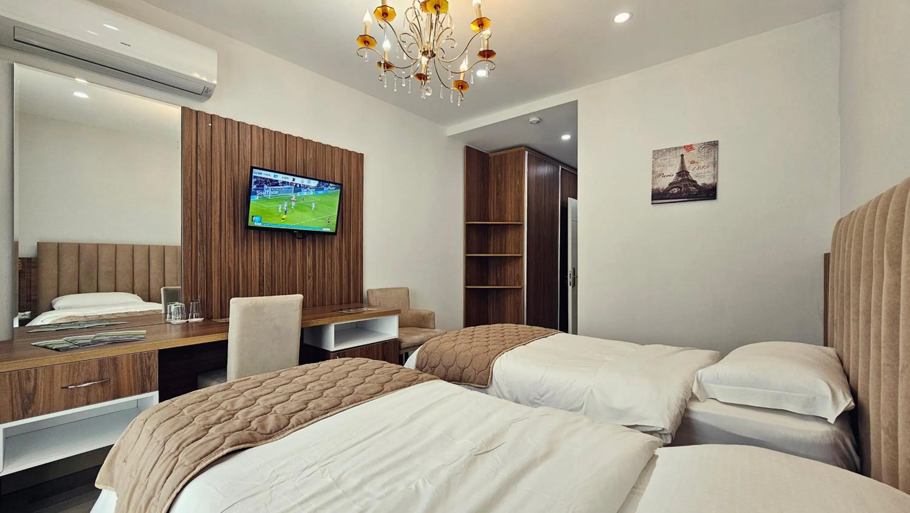 Bed in Gardenland Resort