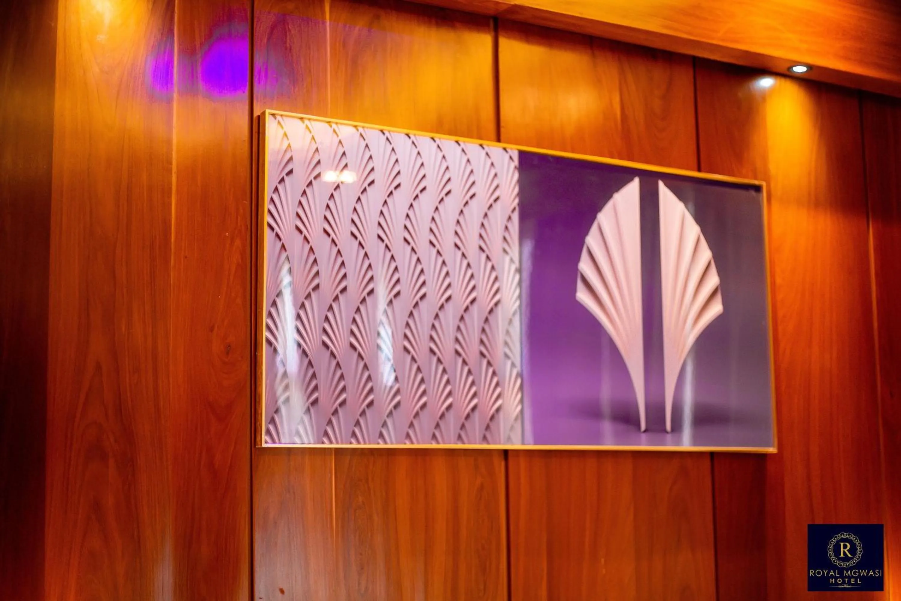 Decorative detail in Royal Mgwasi Hotel