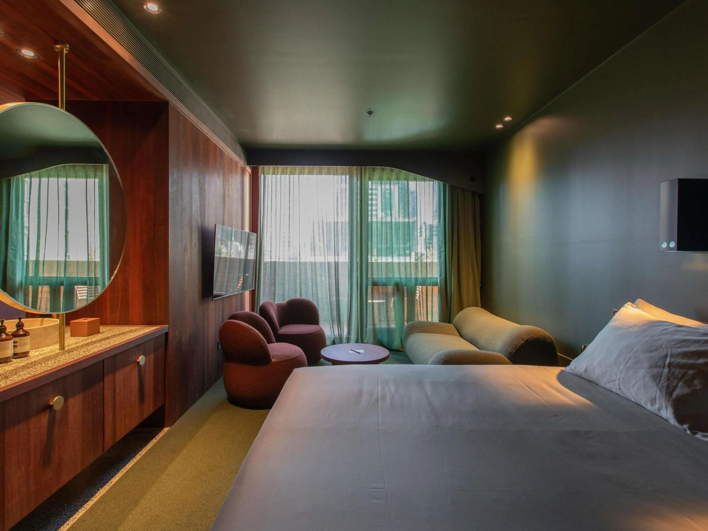 Bedroom, Bed in Hyde Melbourne Place