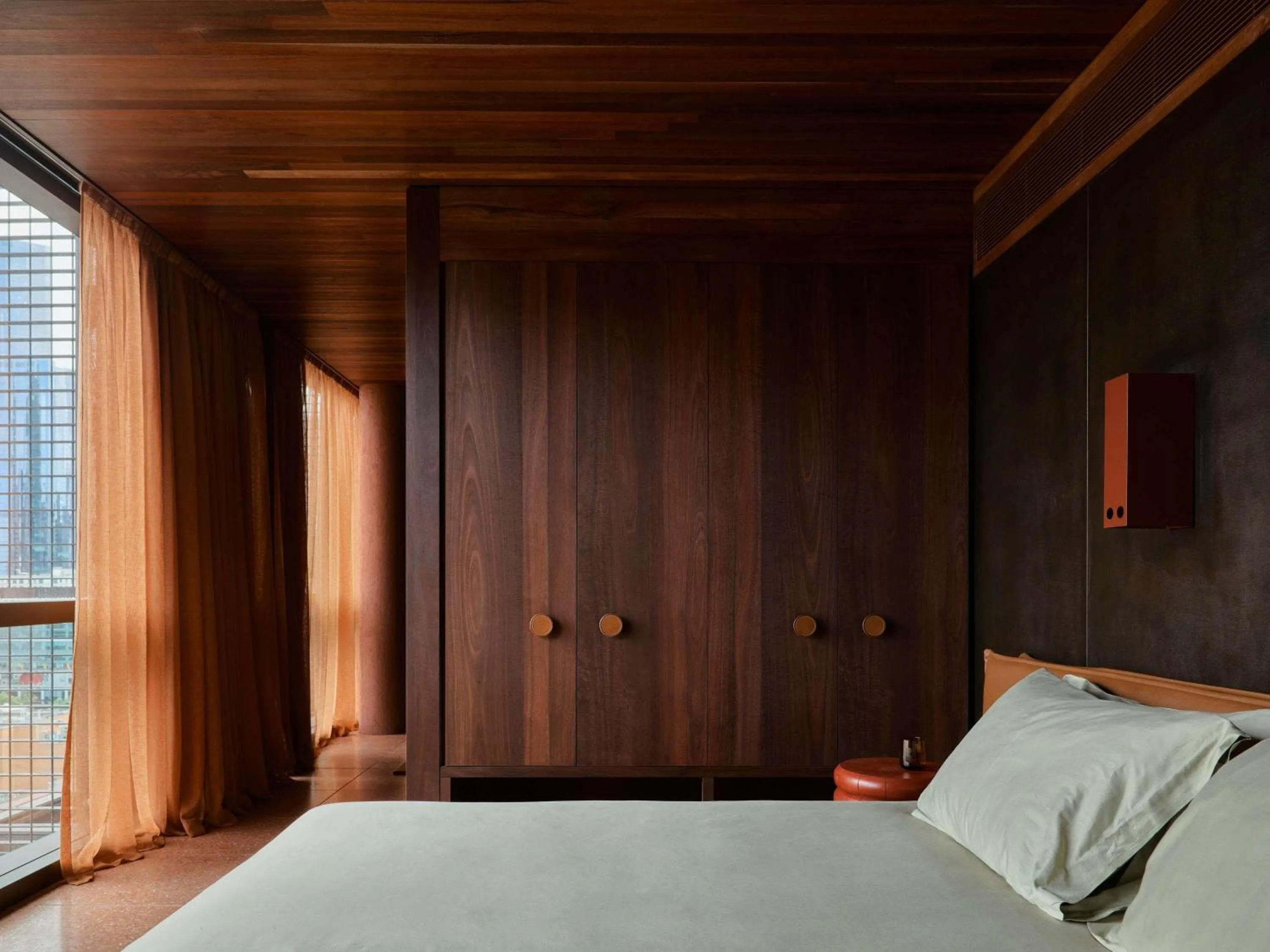 Bedroom, Bed in Hyde Melbourne Place