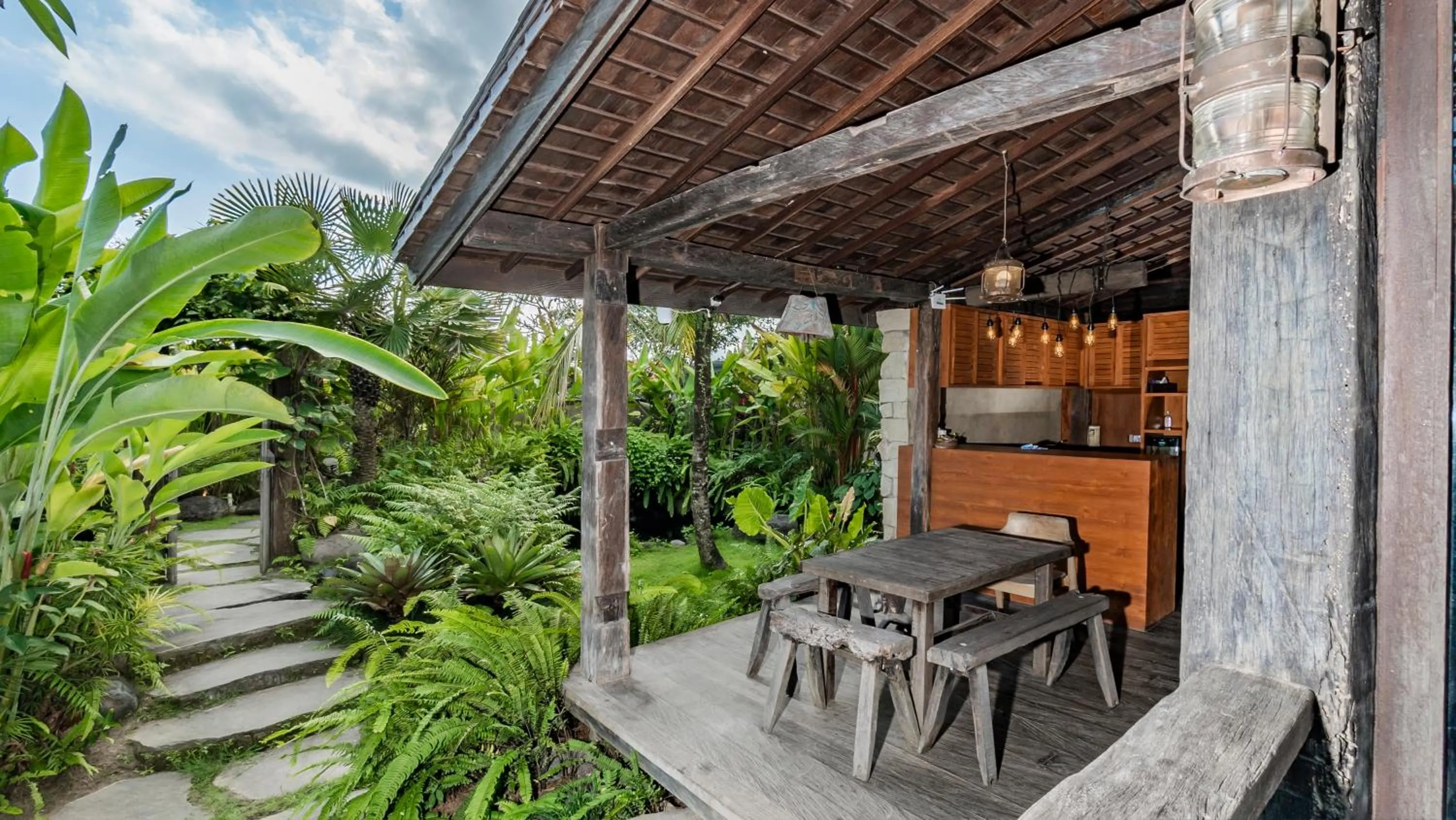 kitchen in The Puspa Villa