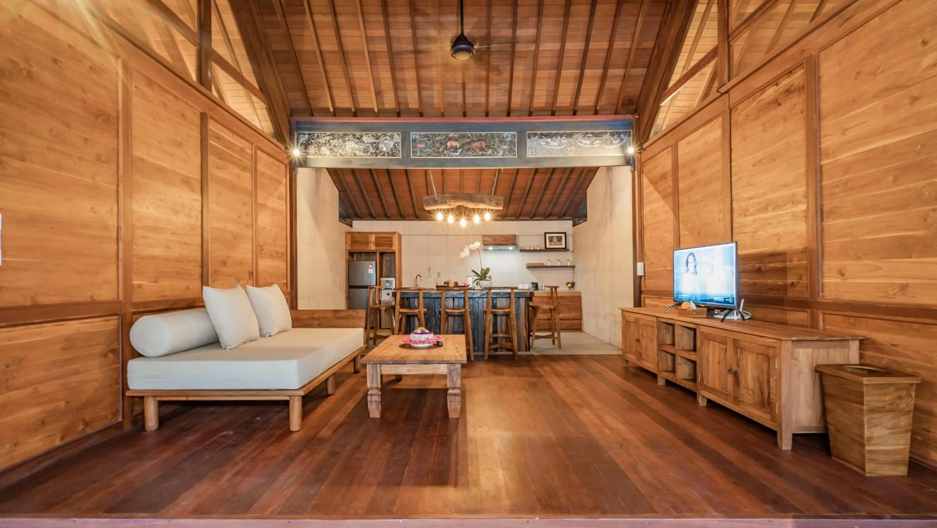 Living room in The Puspa Villa