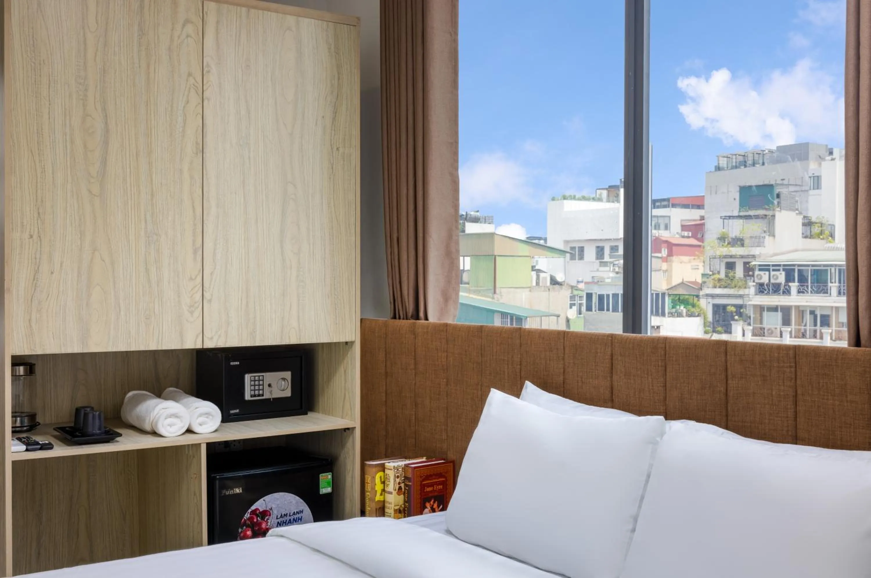 Bed in Hanoi Center View Hotel and Spa