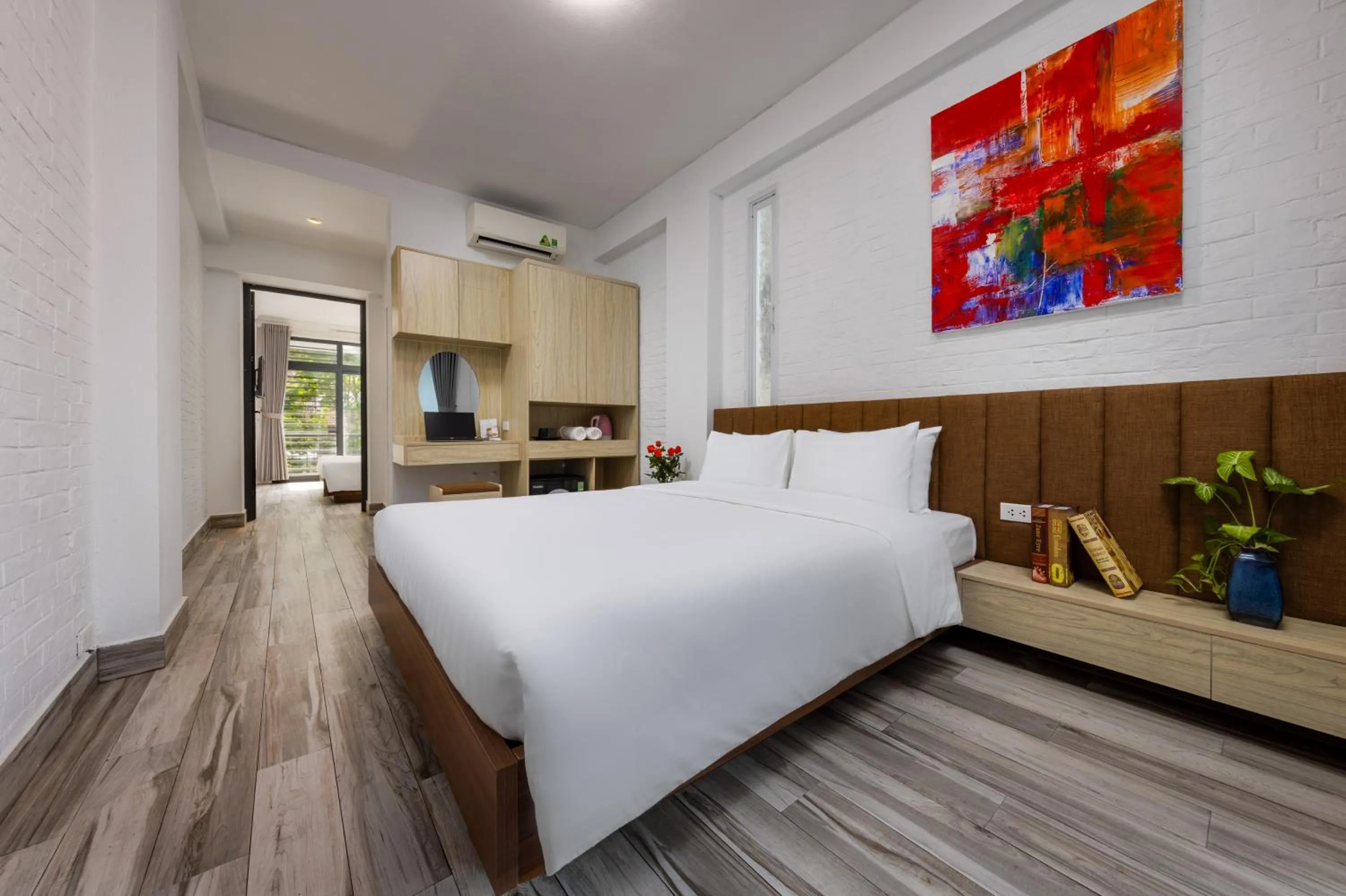 Bed in Hanoi Center View Hotel and Spa