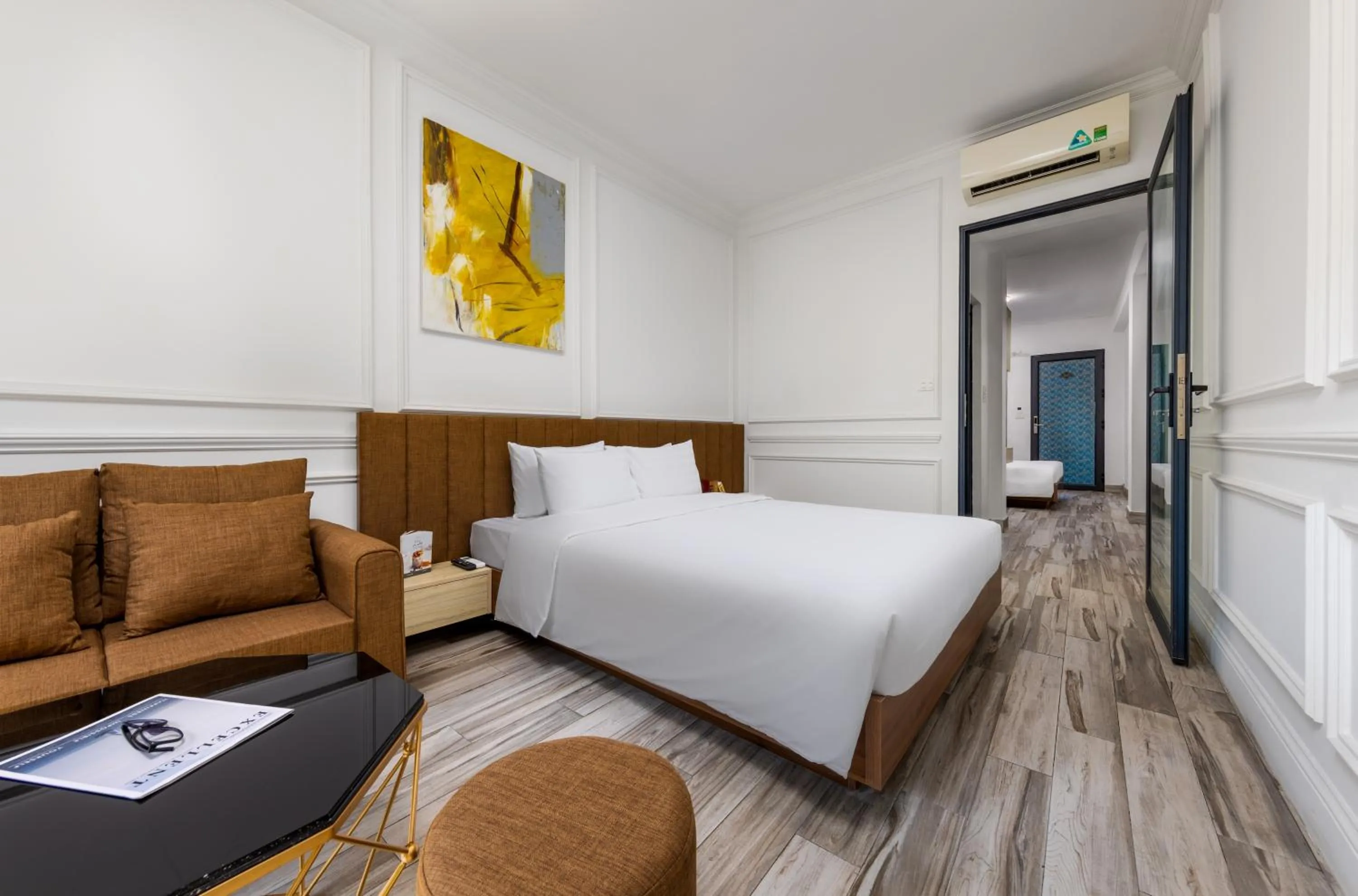 Bed in Hanoi Center View Hotel and Spa