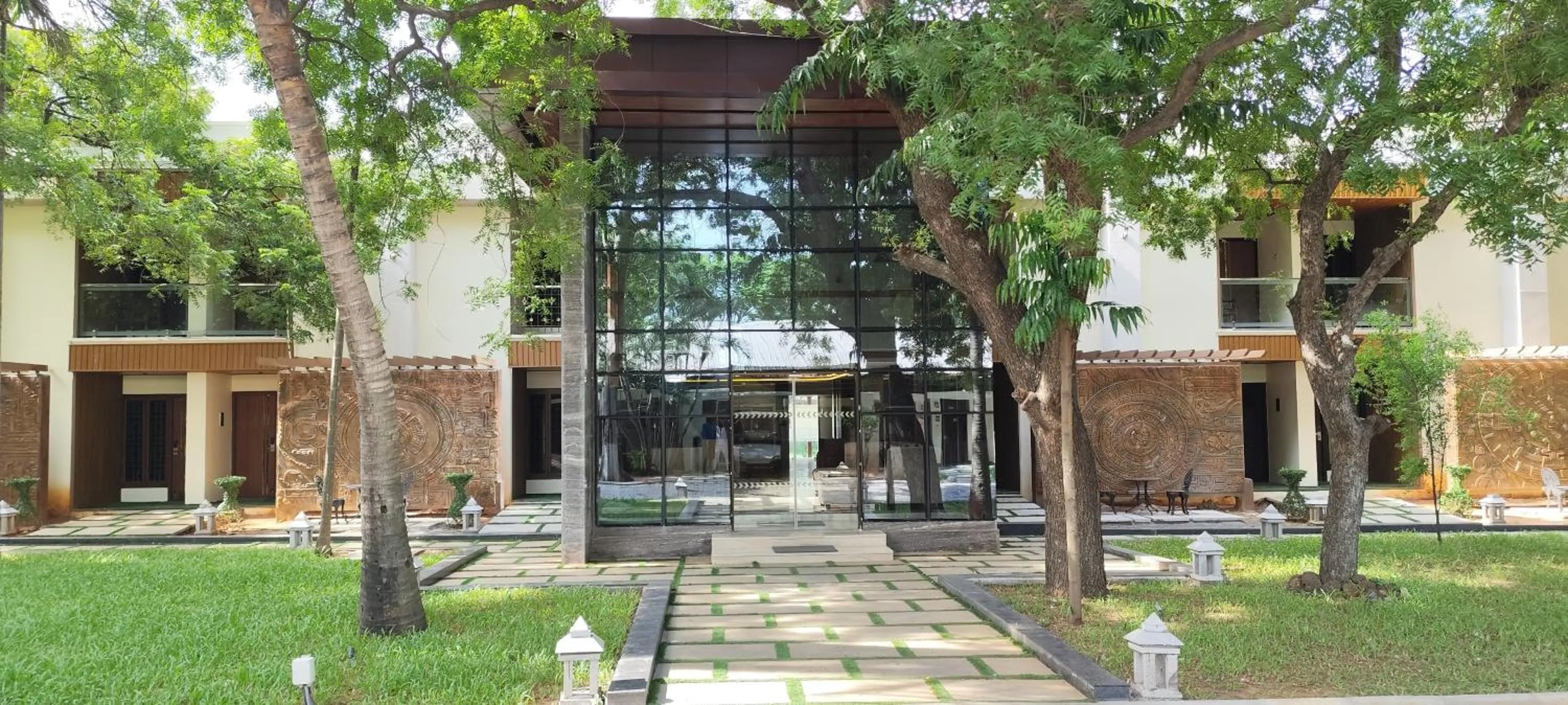 Facade/entrance in Sathyam Grand Resorts, Sriperumbudur