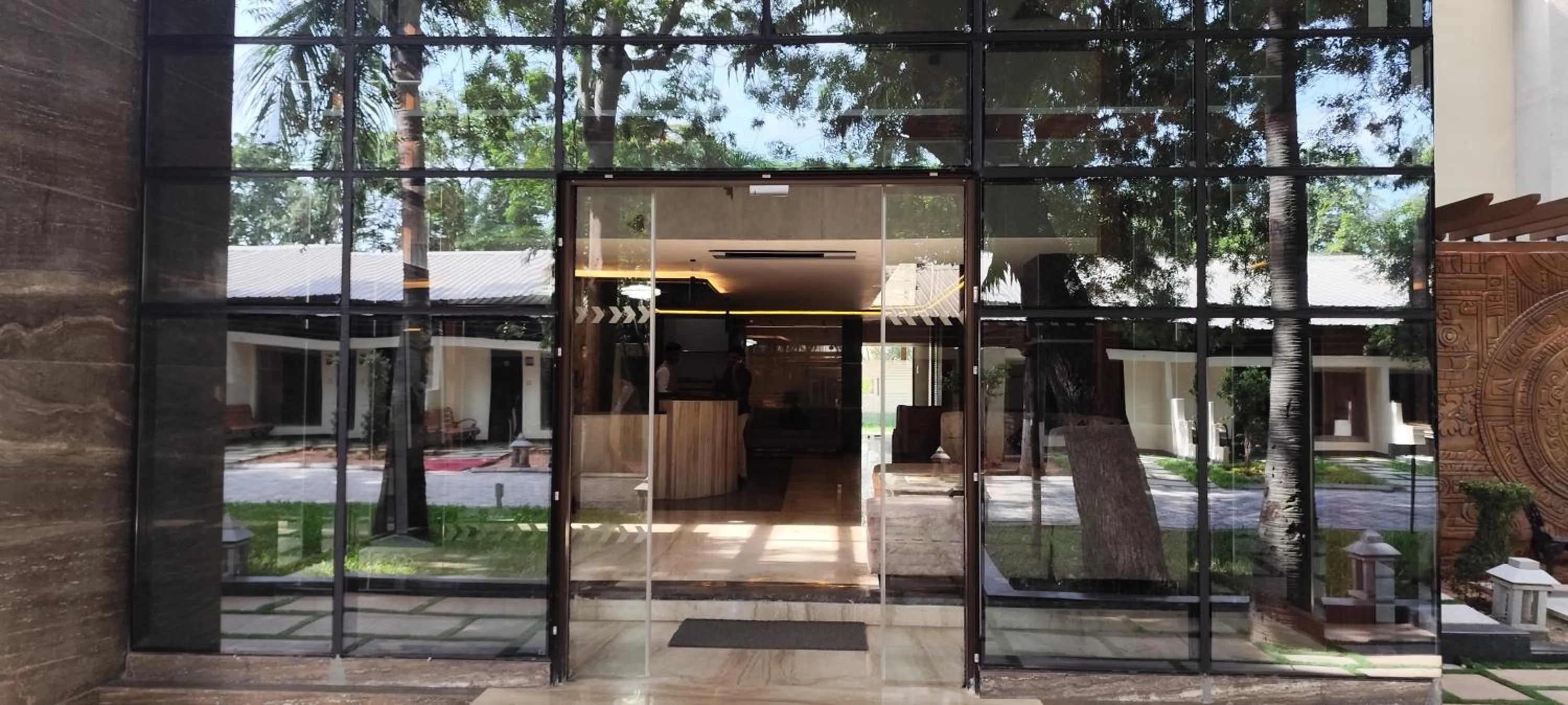 Lobby or reception in Sathyam Grand Resorts, Sriperumbudur