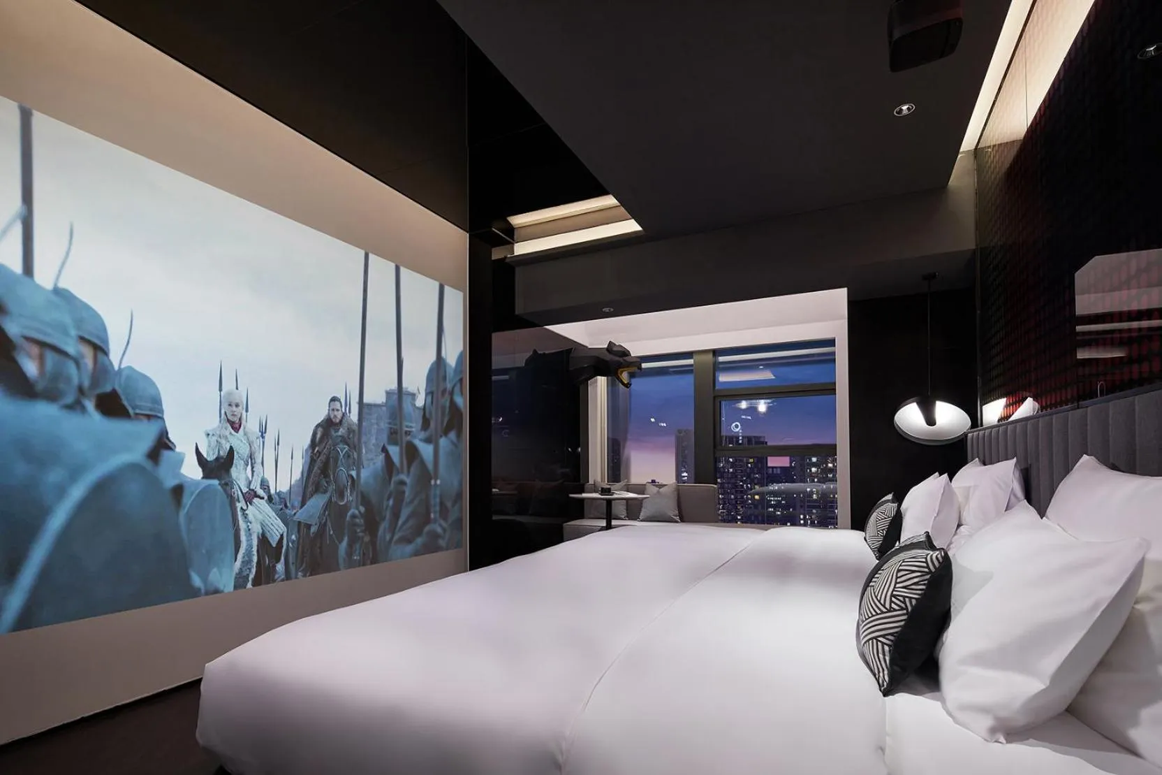 Bed in ISEYA Design Hotel Chengdu Taikoo Li