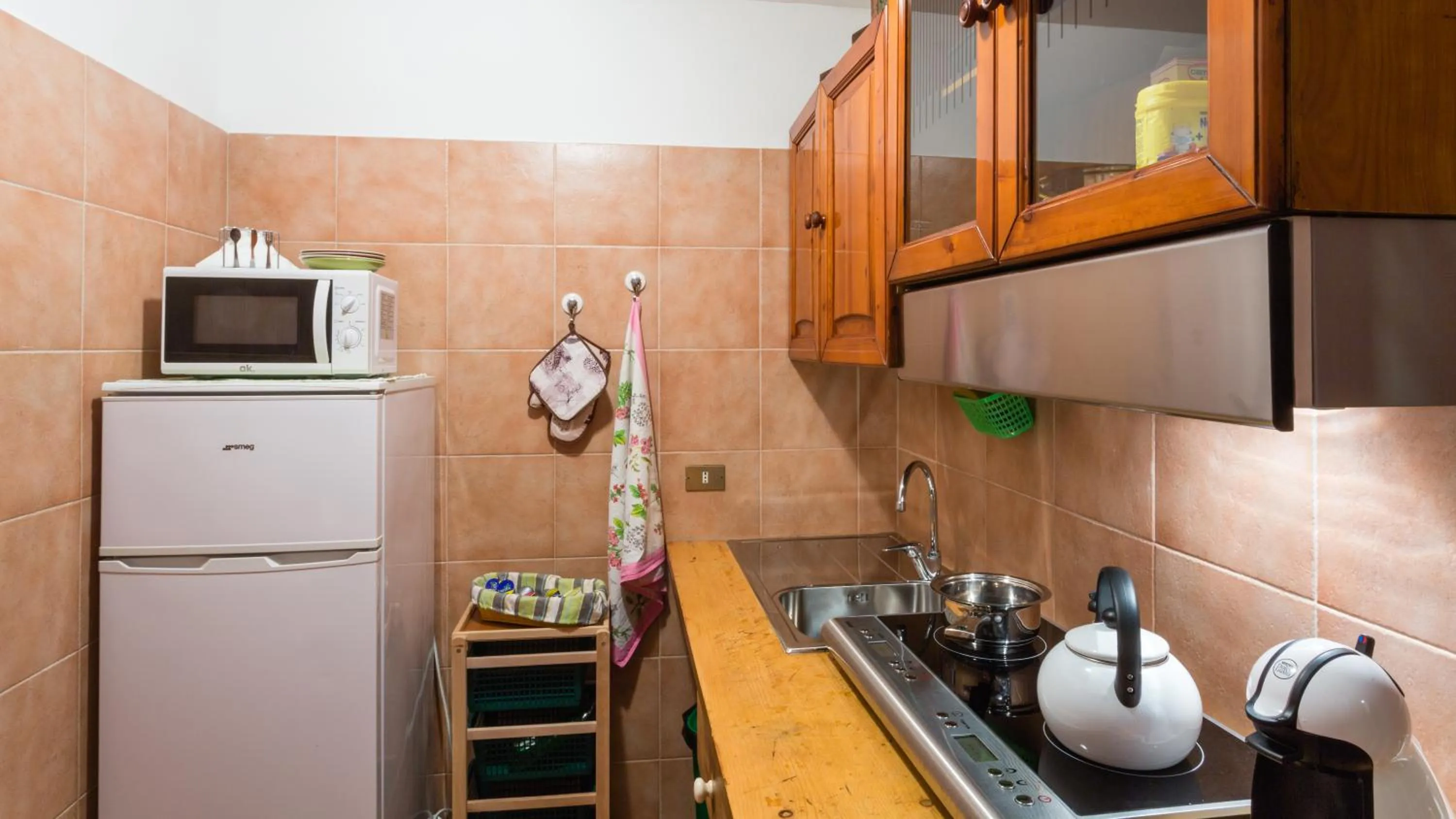 Kitchen or kitchenette in Casale delle Rose B&B Fattoria