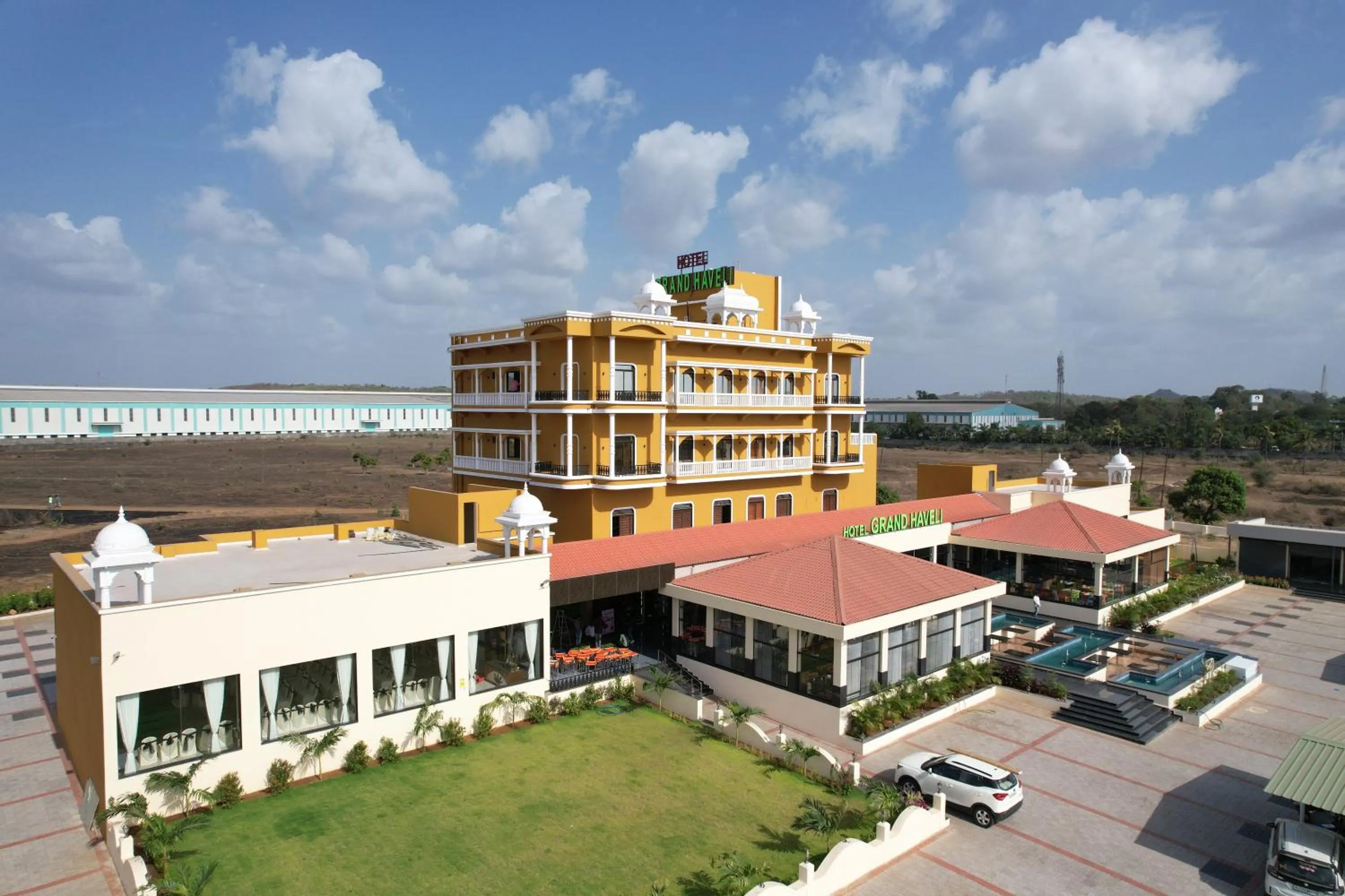 Lobby or reception in Hotel Grand Haveli
