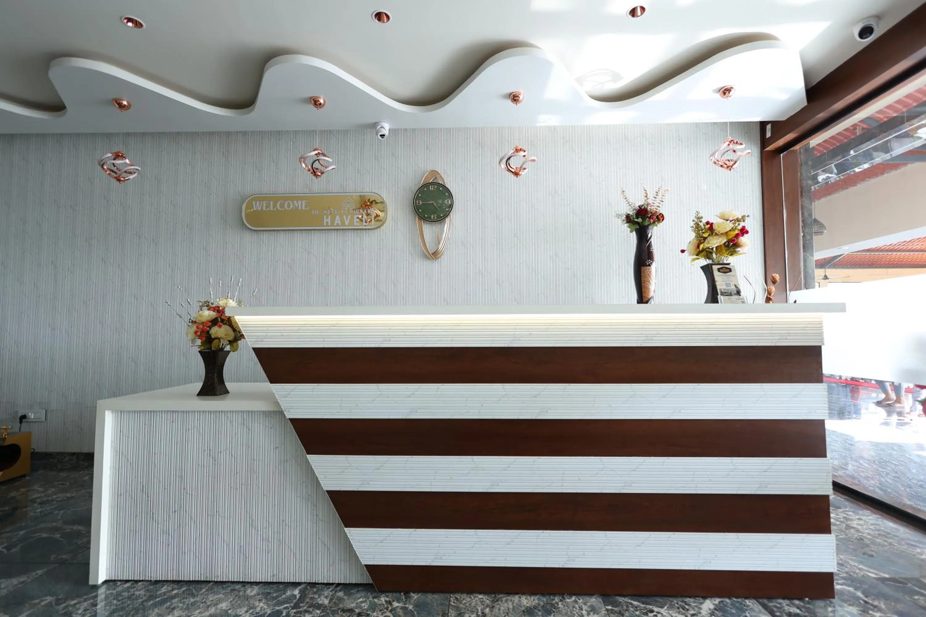 Lobby or reception in Hotel Grand Haveli