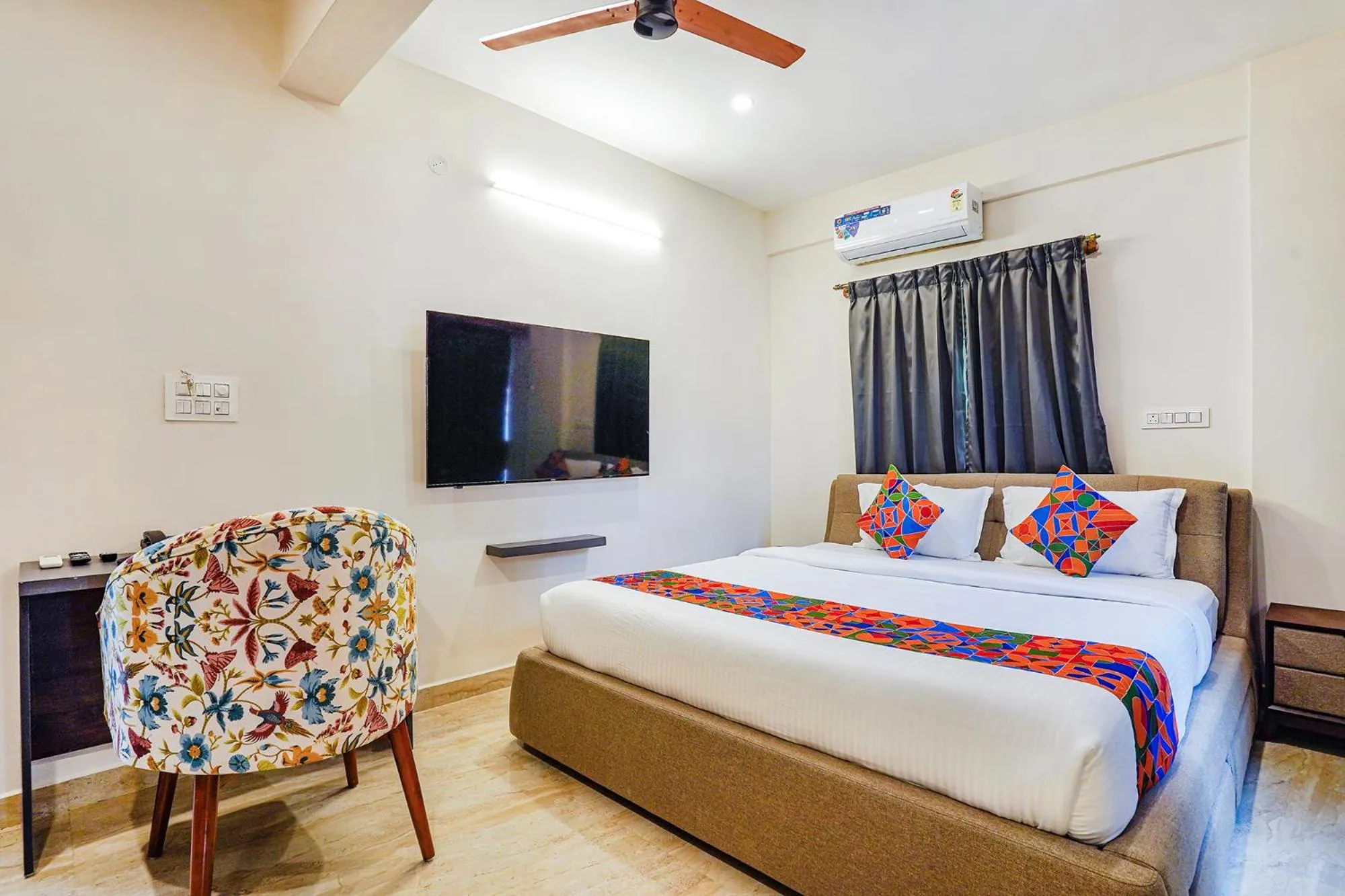 Bed in FabHotel The Pearl Boutique - Electronic City