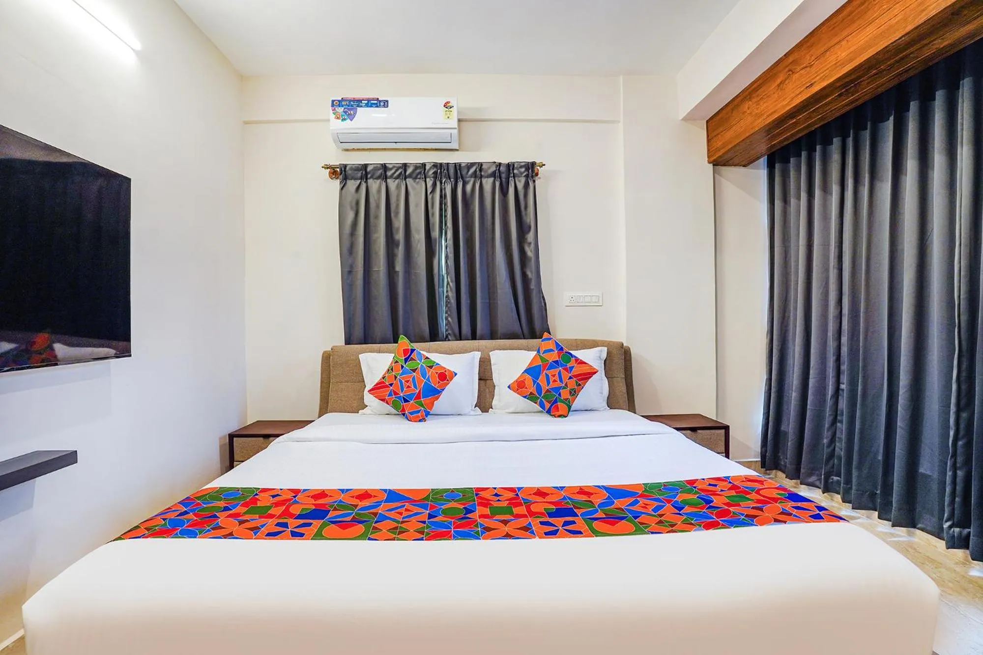 Bed in FabHotel The Pearl Boutique - Electronic City