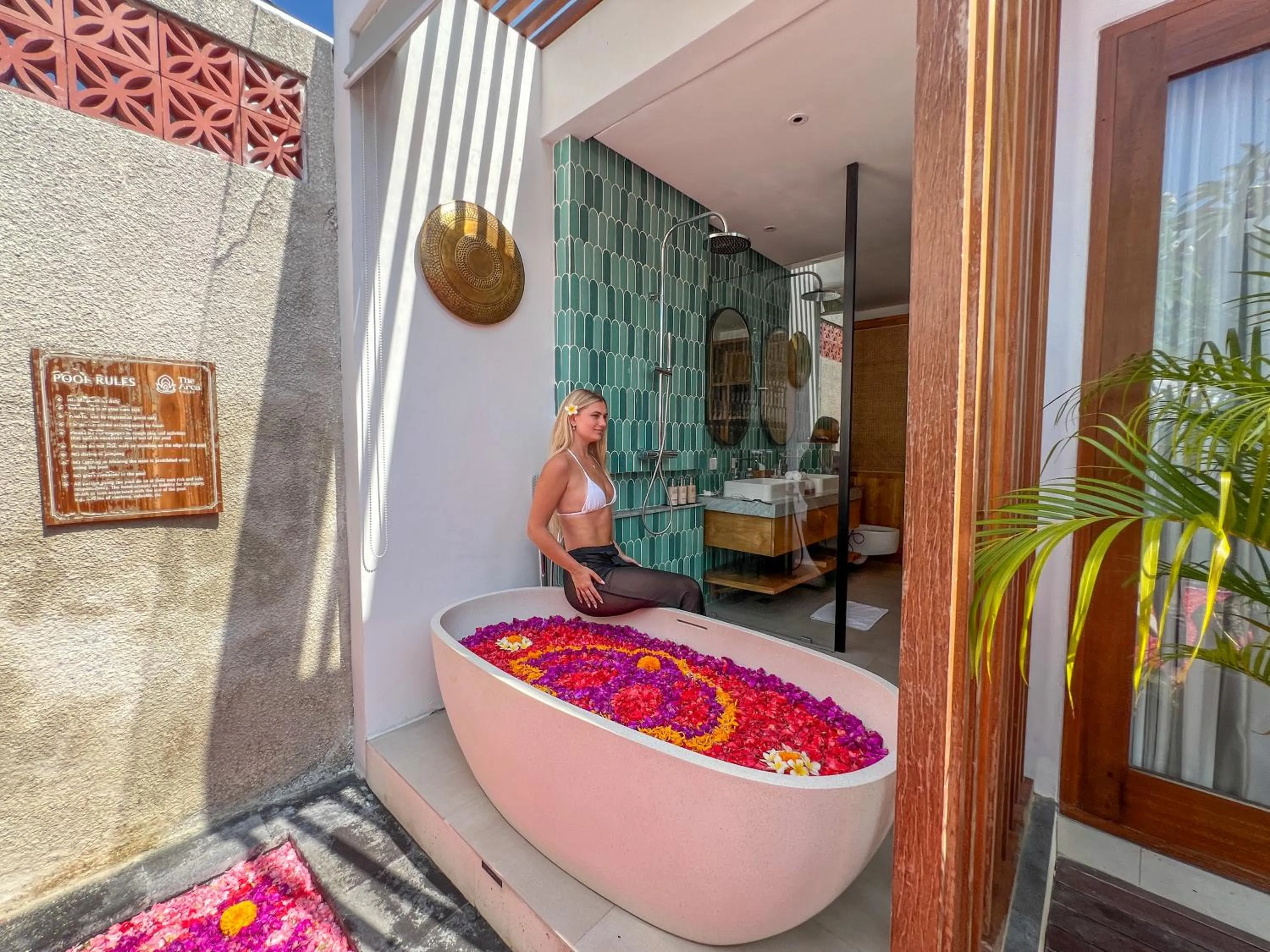 Bath in The Arca Villas by GenuineHost