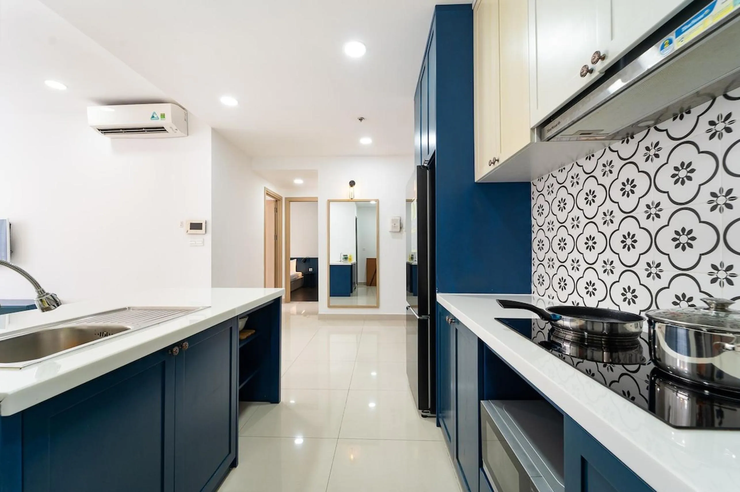 Kitchen or kitchenette in The RiverGate Apartments & Condo Saigon