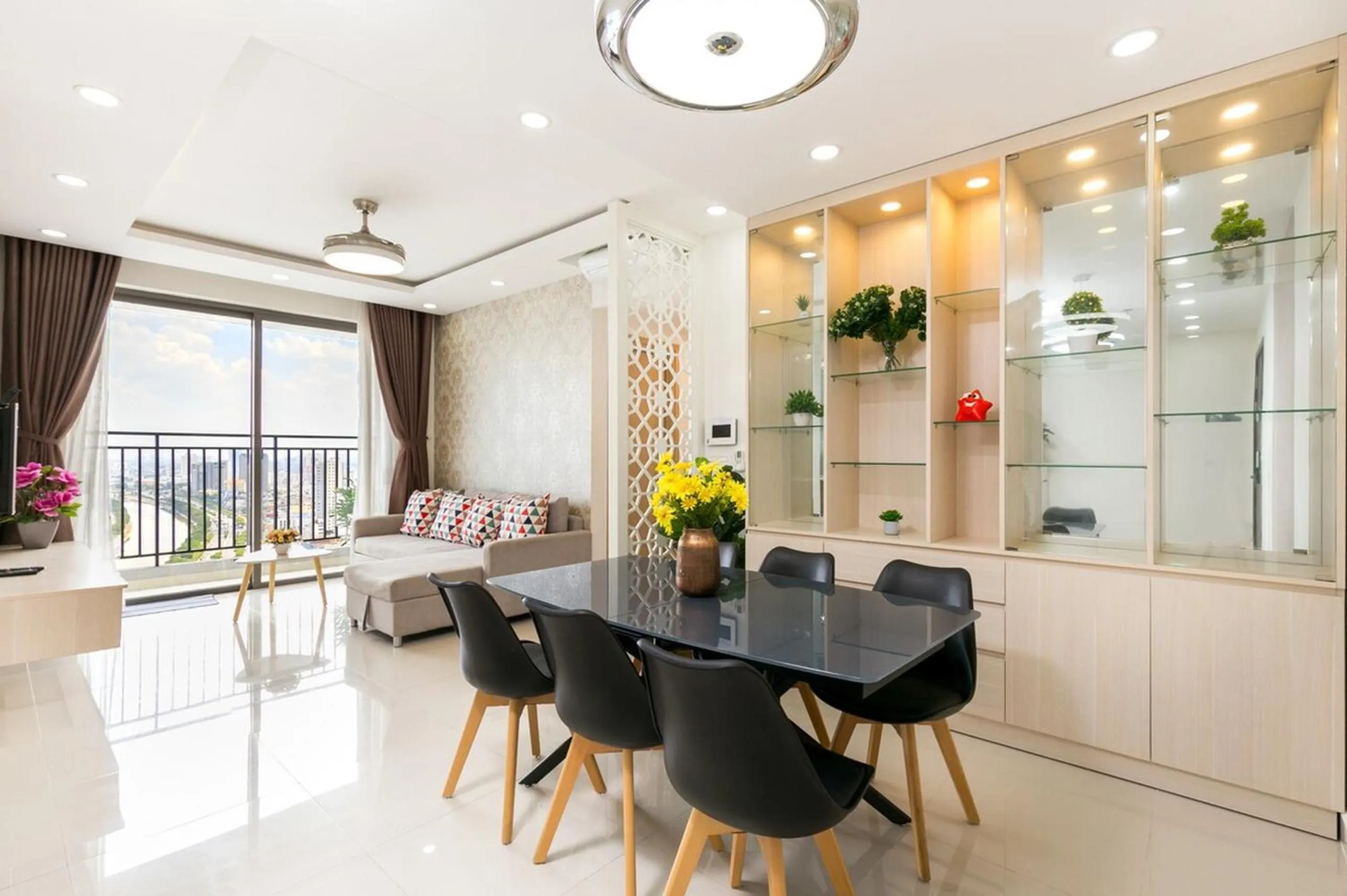 Living room in The RiverGate Apartments & Condo Saigon