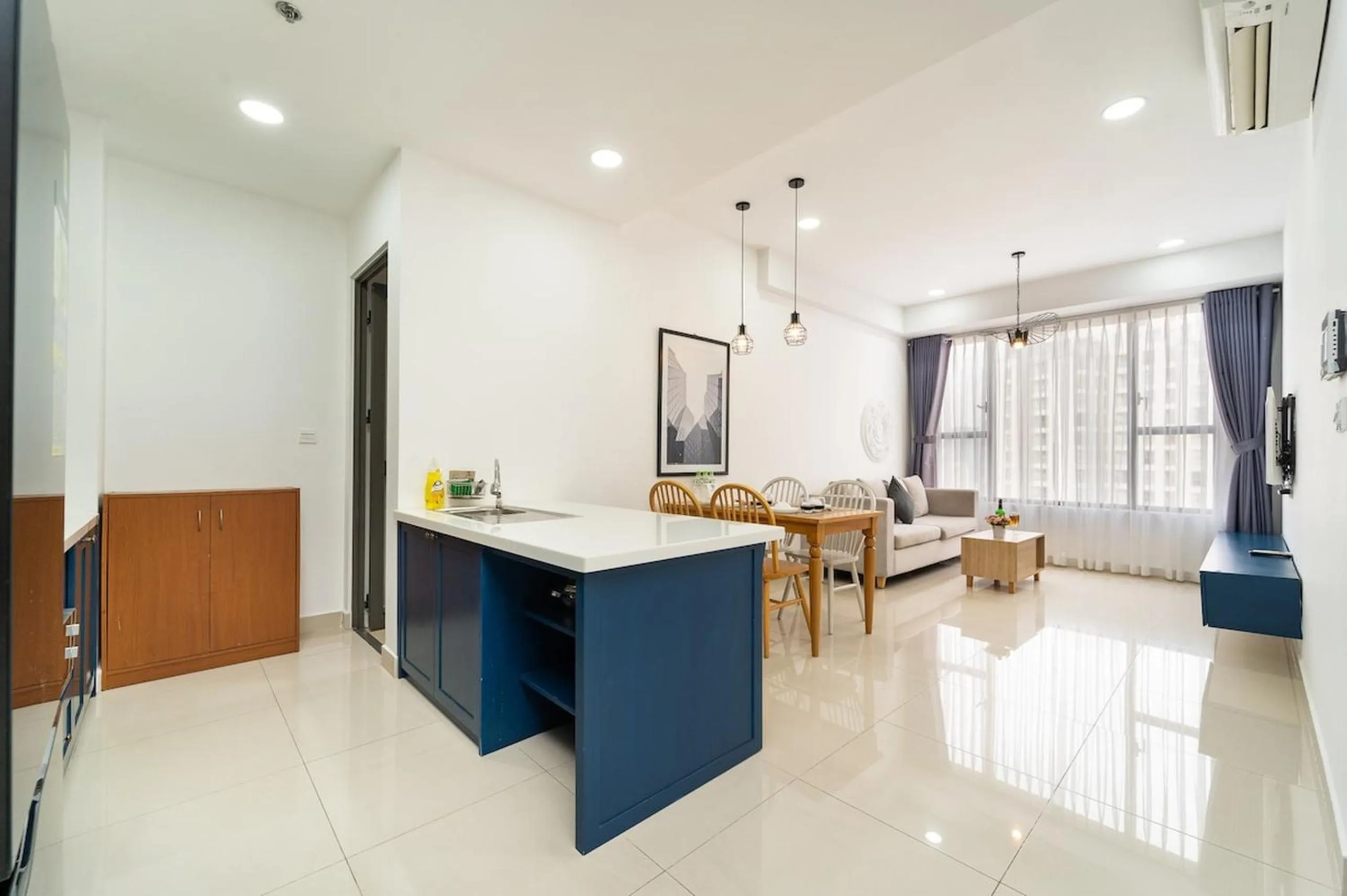 Kitchen or kitchenette in The RiverGate Apartments & Condo Saigon