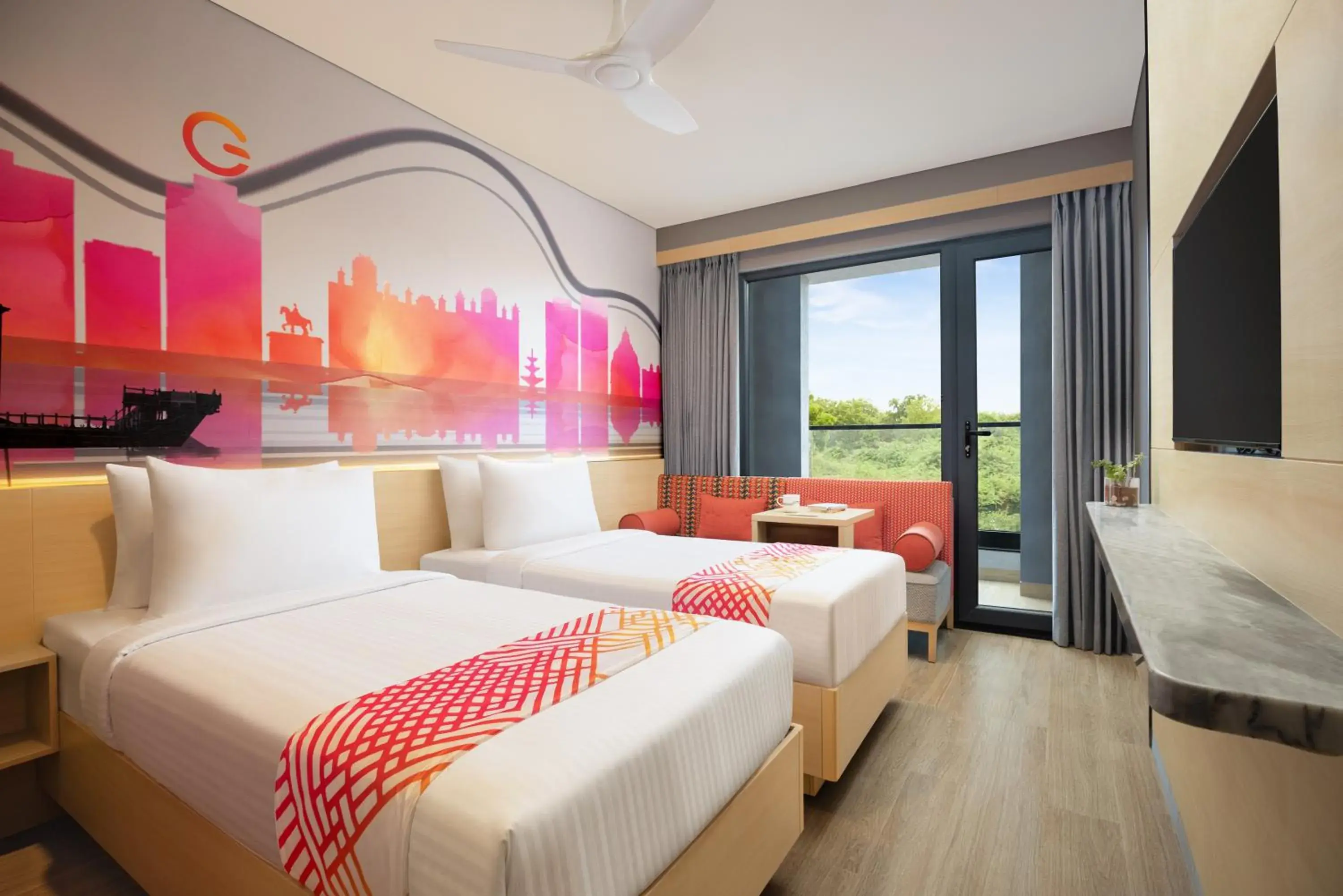 Deluxe Twin Room - single occupancy in Ginger Udaipur, Shastri Circle Deluxe Twin Room - single occupancy in Ginger Udaipur, Shastri Circle