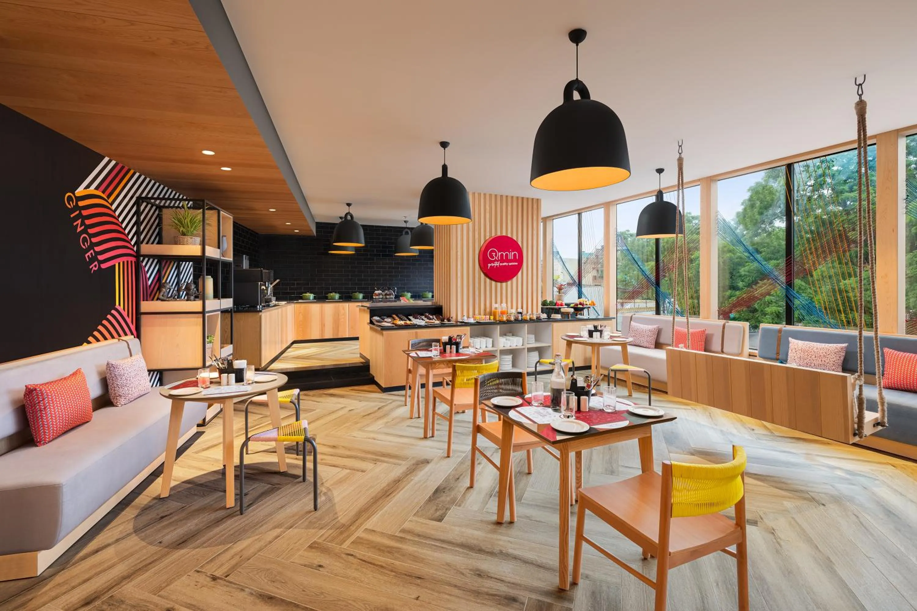 Lobby or reception in Ginger Udaipur, Shastri Circle