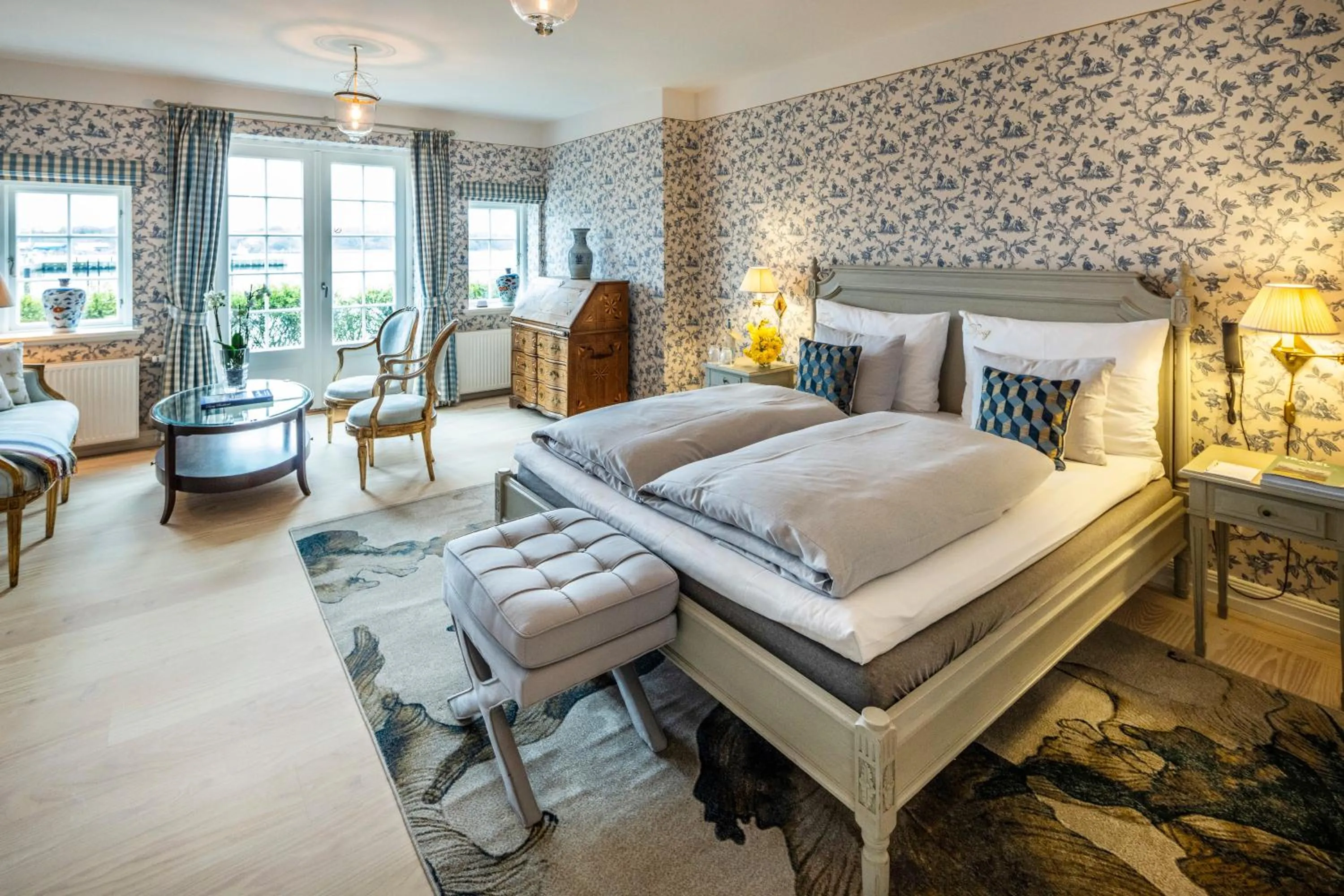 Bed in Dyvig Badehotel