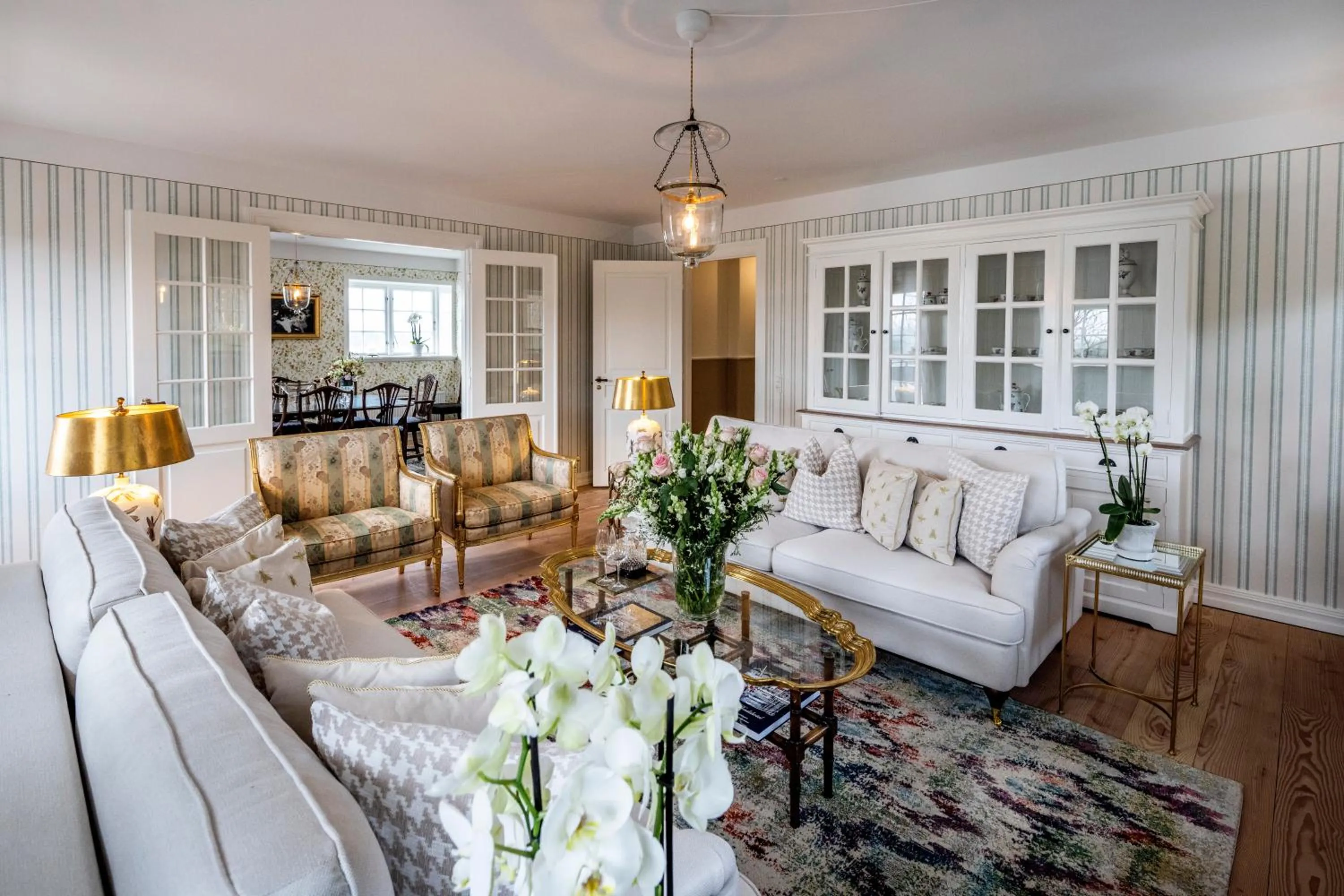 Living room in Dyvig Badehotel