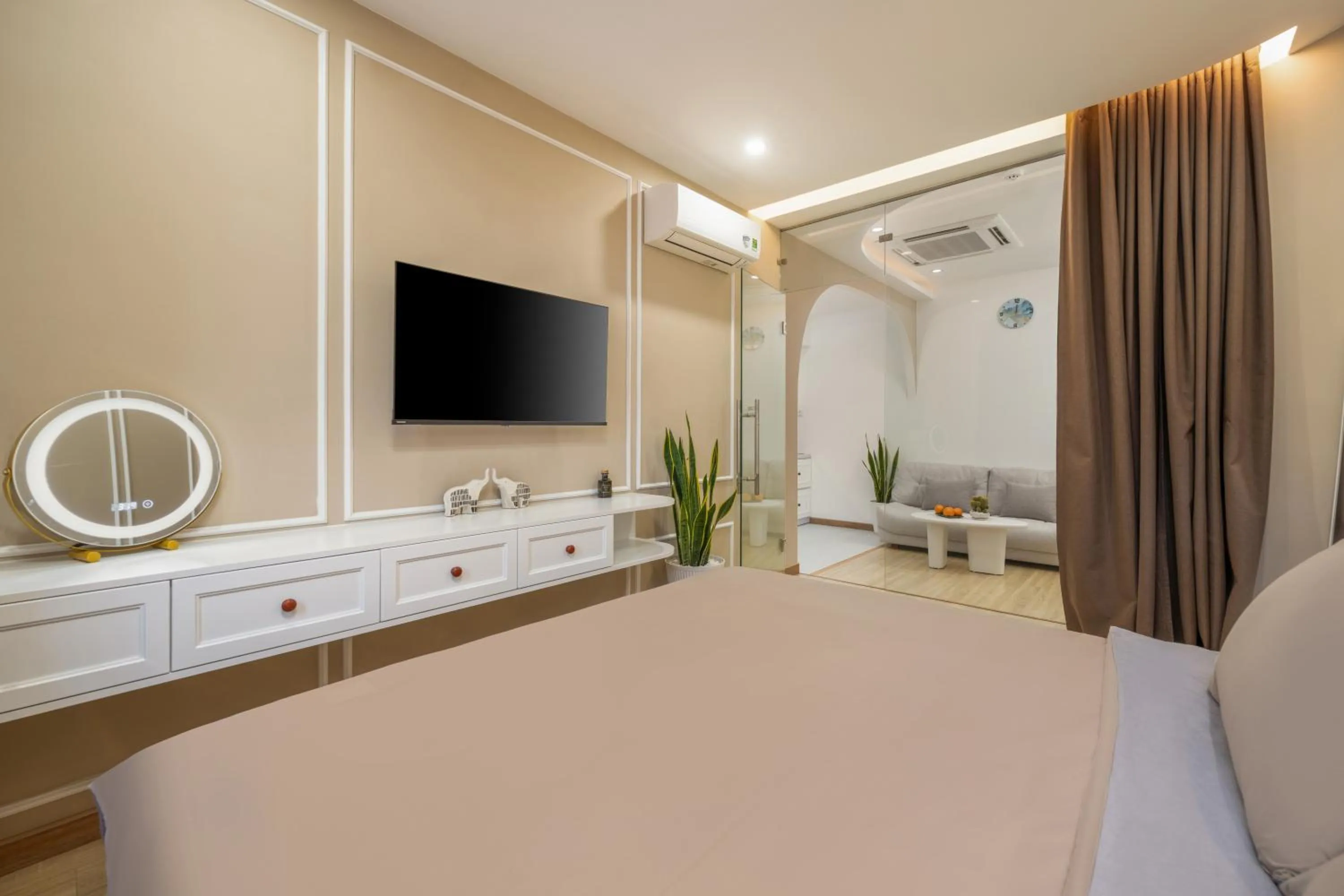 Bed in Q Apartment Da Nang