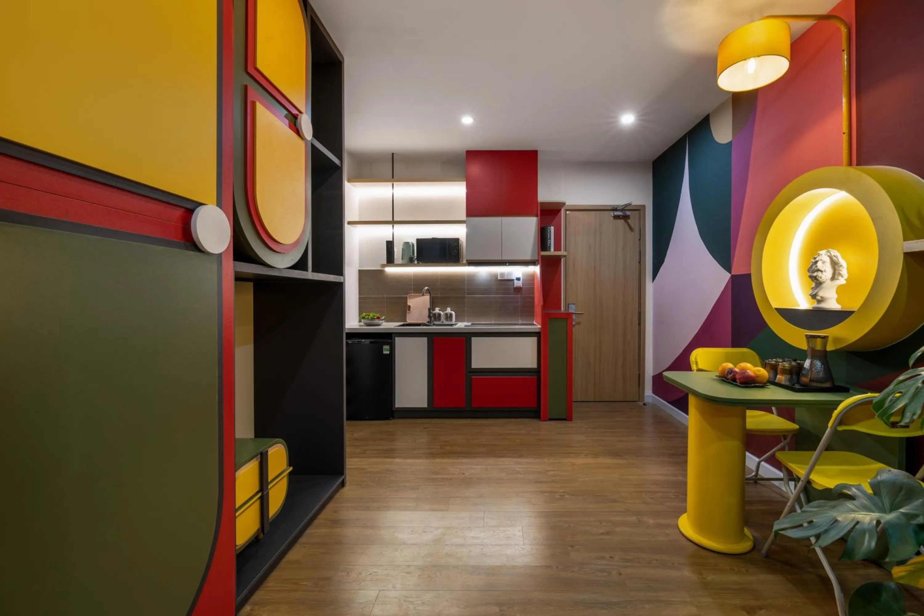 Kitchen or kitchenette in Q Apartment Da Nang