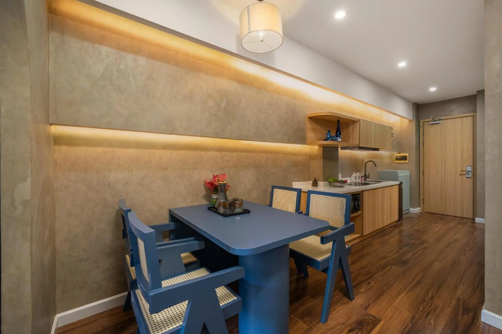 Kitchen or kitchenette in Q Apartment Da Nang