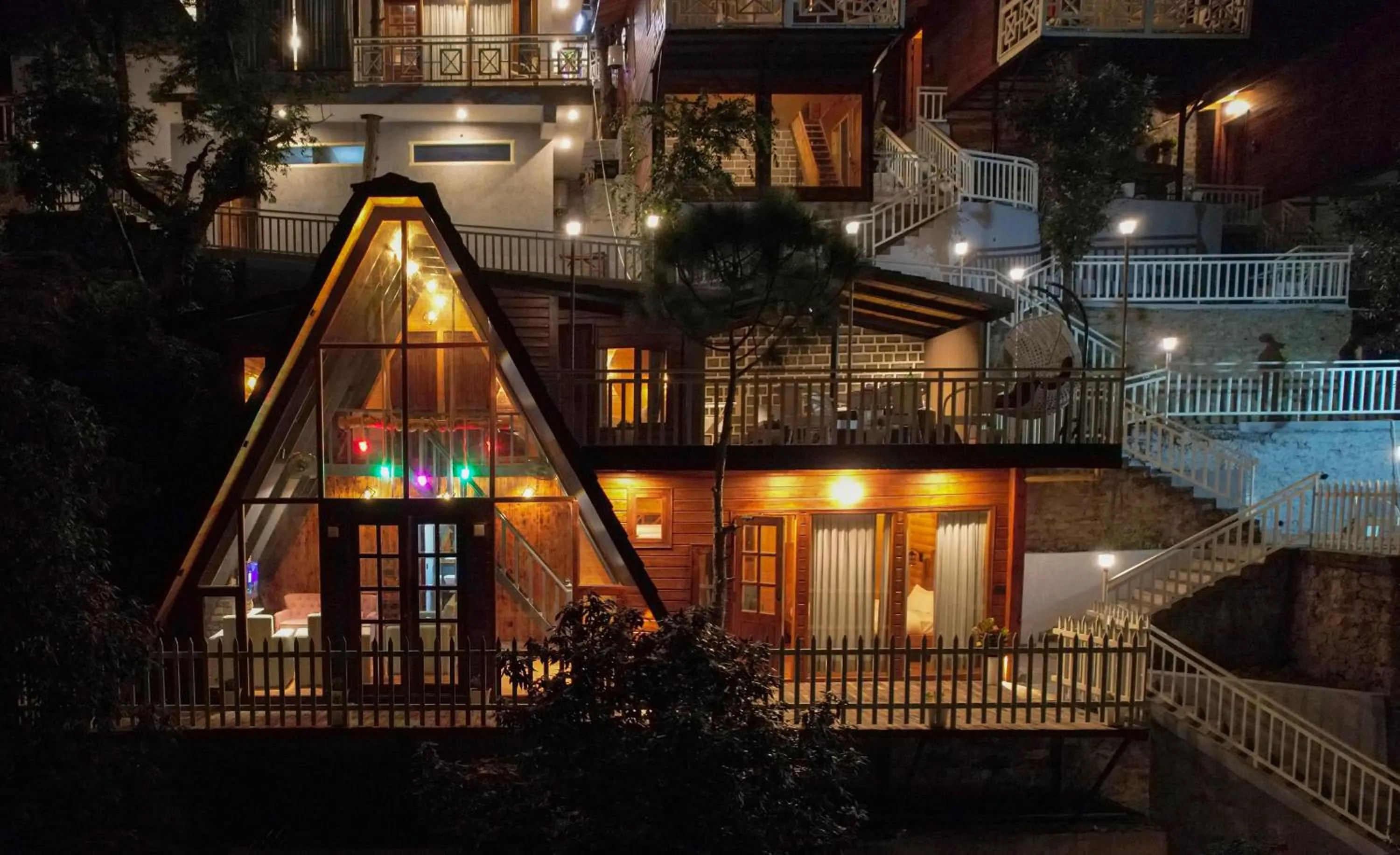 Property building in Koro Treehouse Resort Luxury Wooden Cottages and Villas with Private Pool