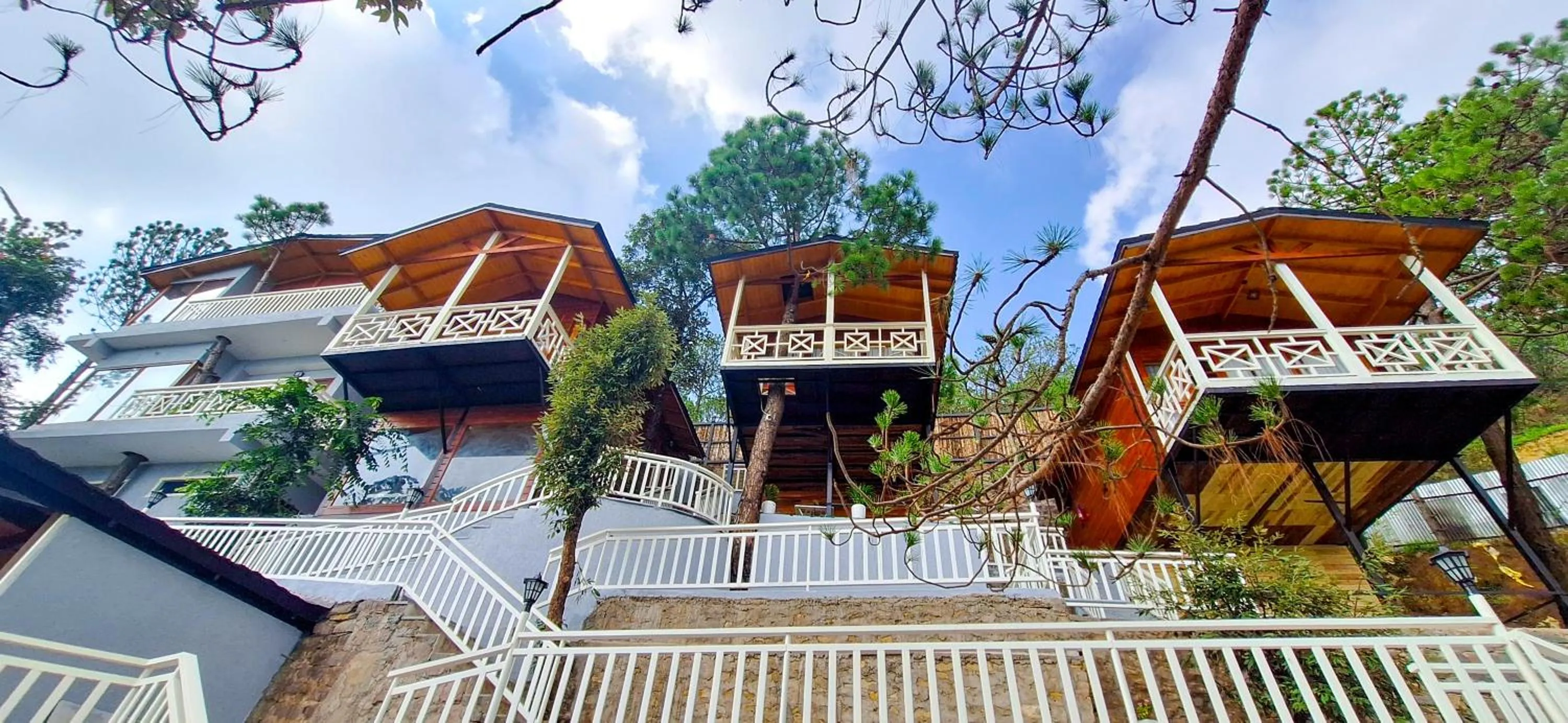 Property building in Koro Treehouse Resort Luxury Wooden Cottages and Villas with Private Pool